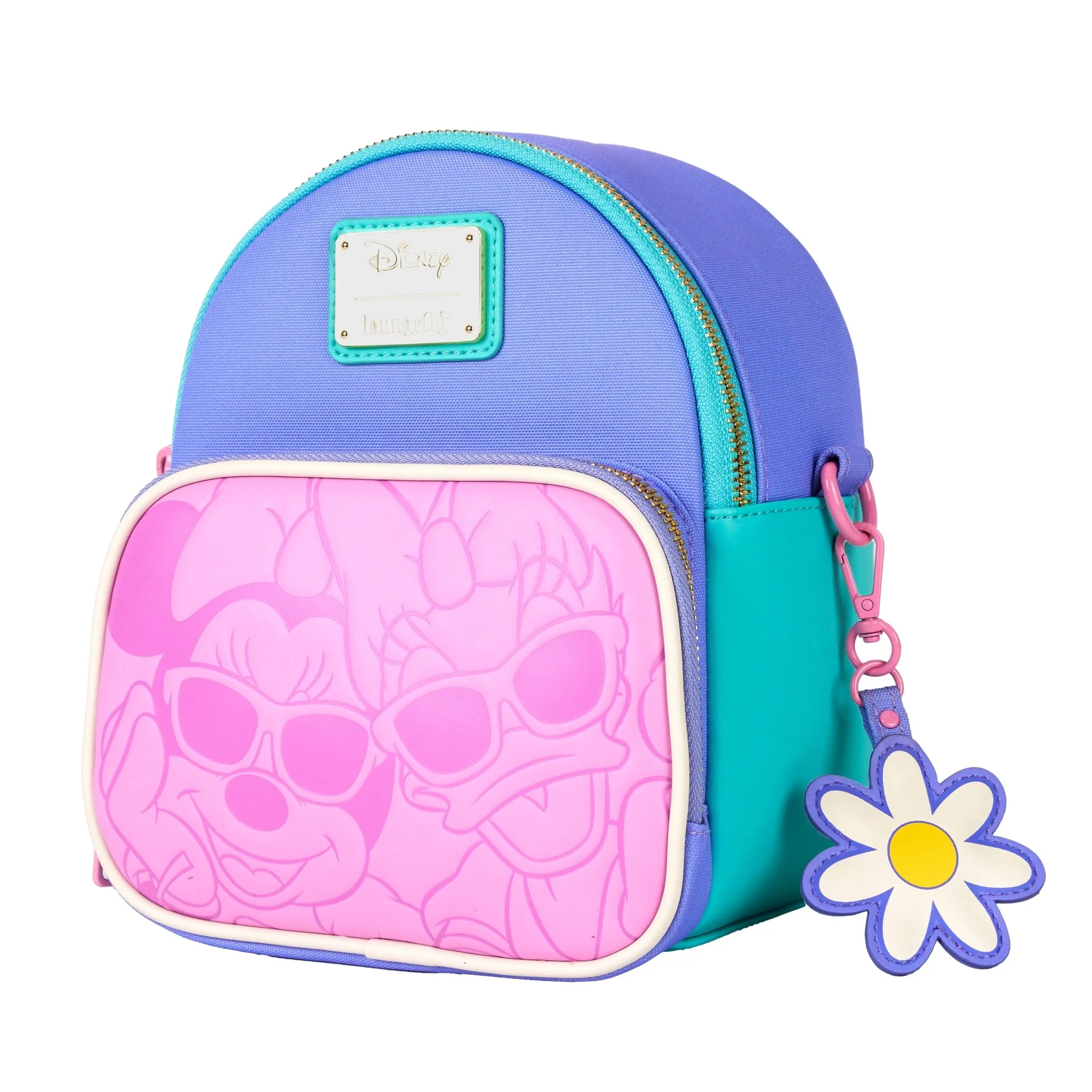 Loungefly x Disney Daisy Duck & Minnie Mouse Mini Convertible Backpack - Image 2