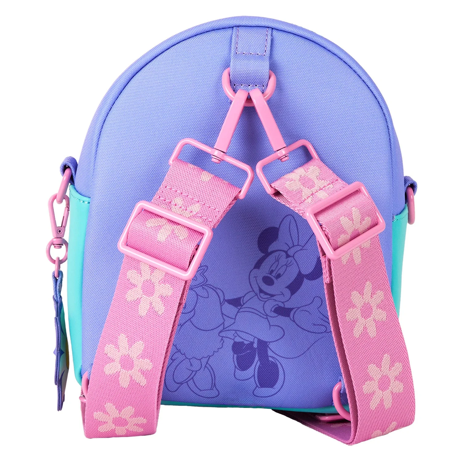 Loungefly x Disney Daisy Duck & Minnie Mouse Mini Convertible Backpack - Image 4
