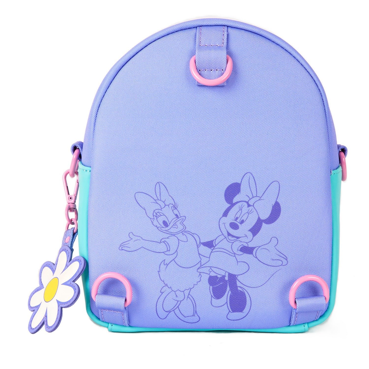Loungefly x Disney Daisy Duck & Minnie Mouse Mini Convertible Backpack - Image 5