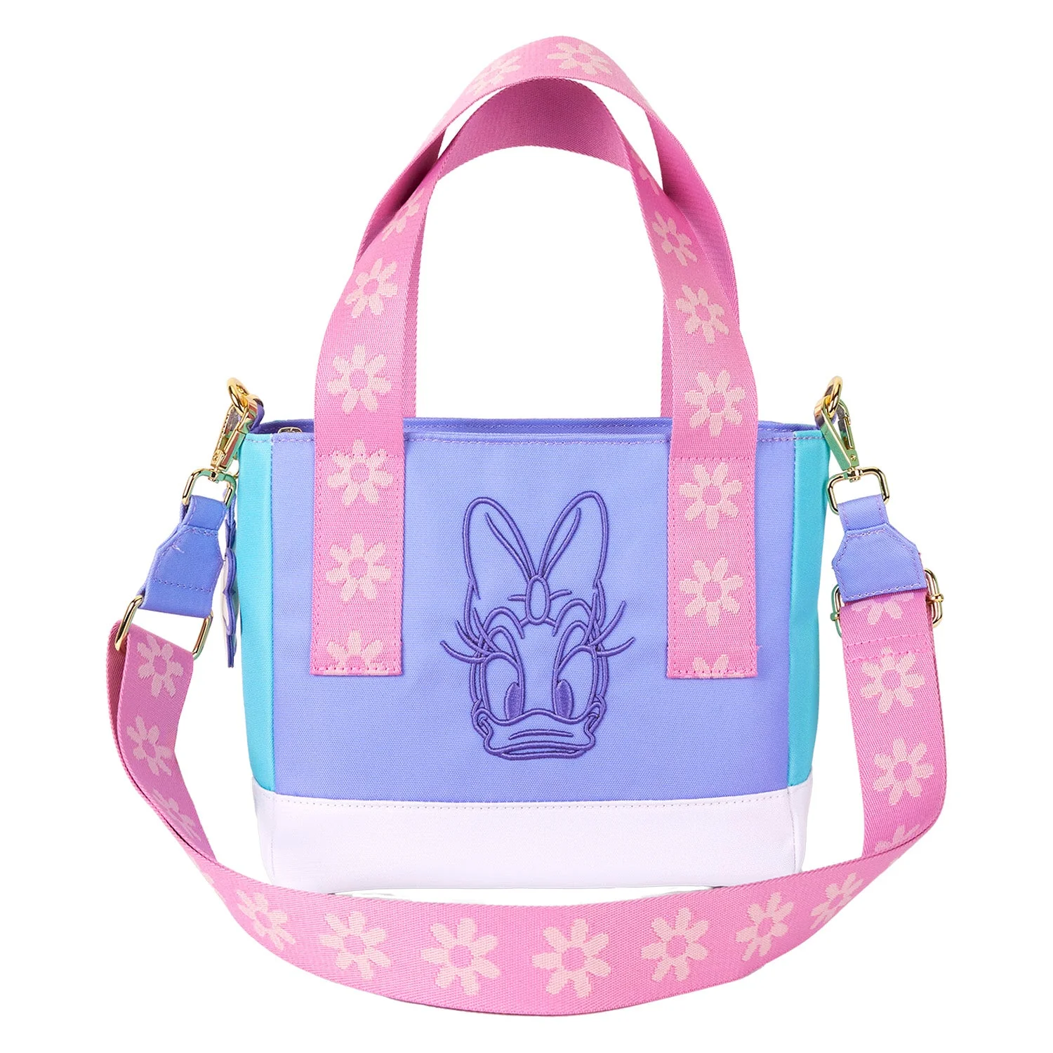 Loungefly x Disney Daisy Duck Nylon Mini Tote Bag - Image 6