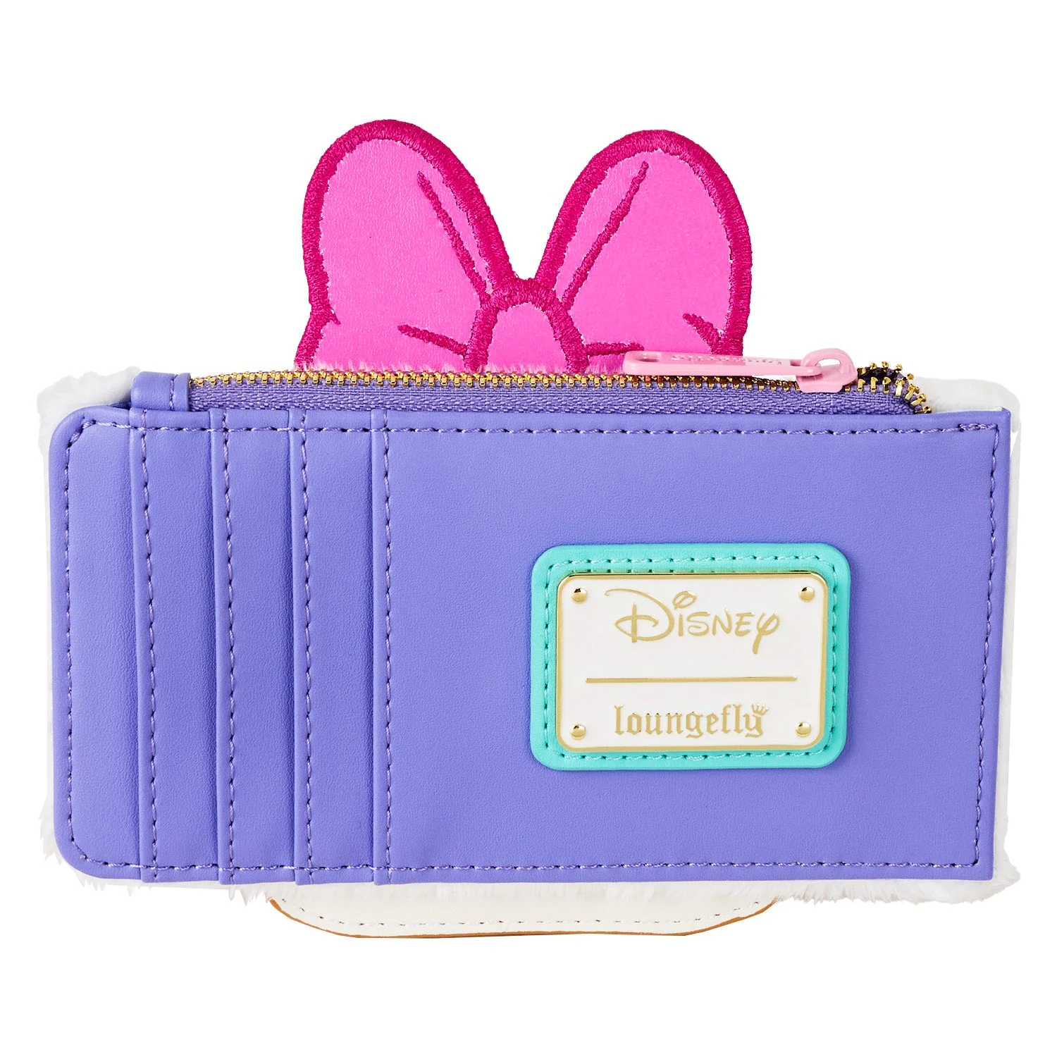 Loungefly x Disney Daisy Duck Plush Card Holder - Image 3