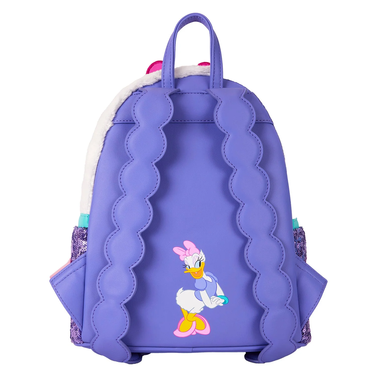 Loungefly x Disney Daisy Duck Plush Mini Backpack - Image 5