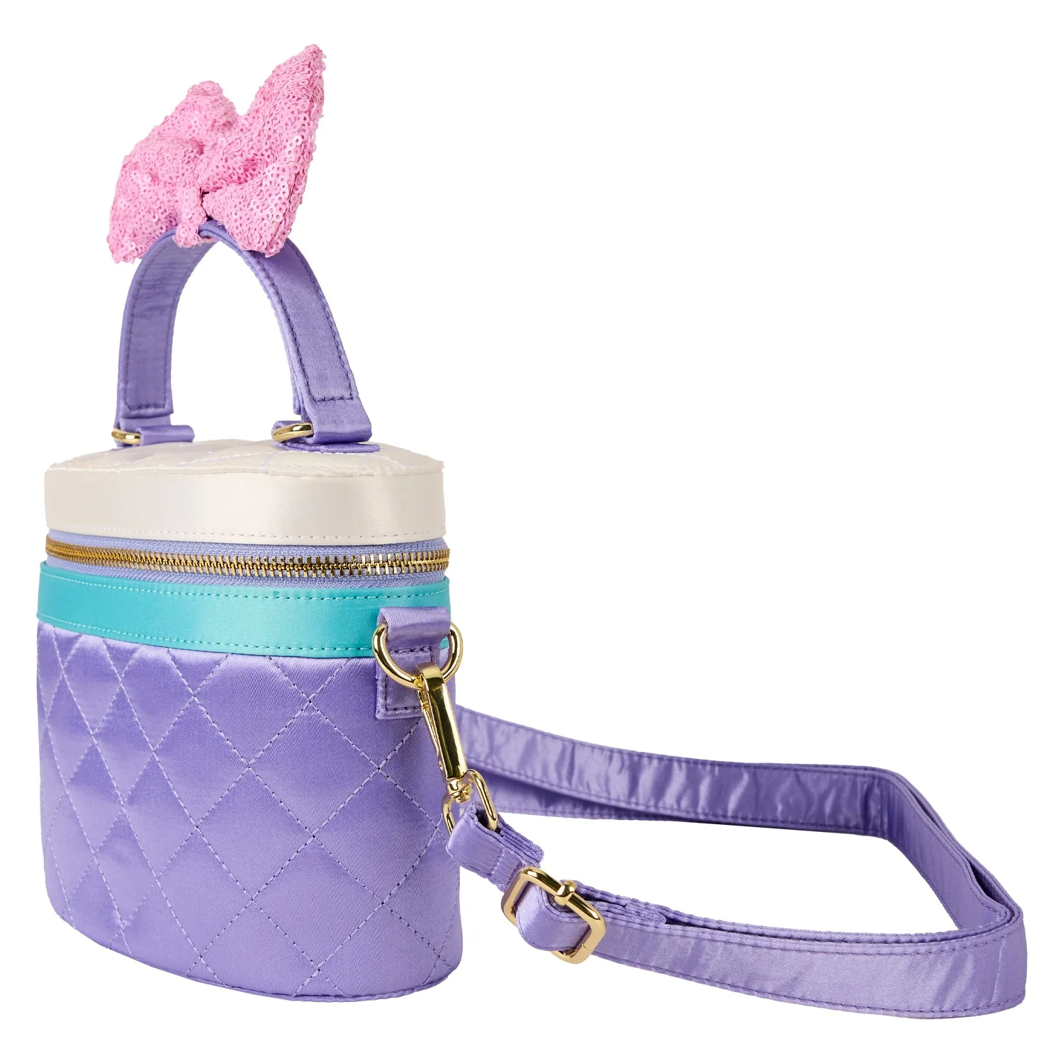 Loungefly x Disney Daisy Duck Quilted Crossbody Bag - Image 2