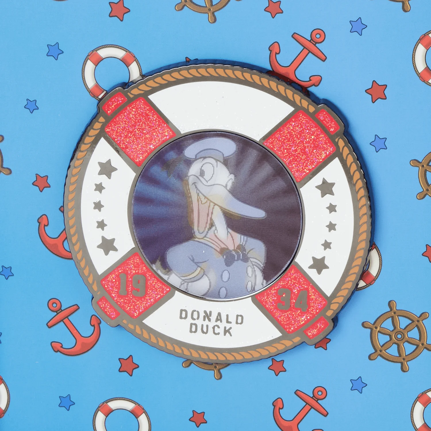 Loungefly x Disney Donald Duck 90th Anniversary 3" Collectors Pin - Image 3