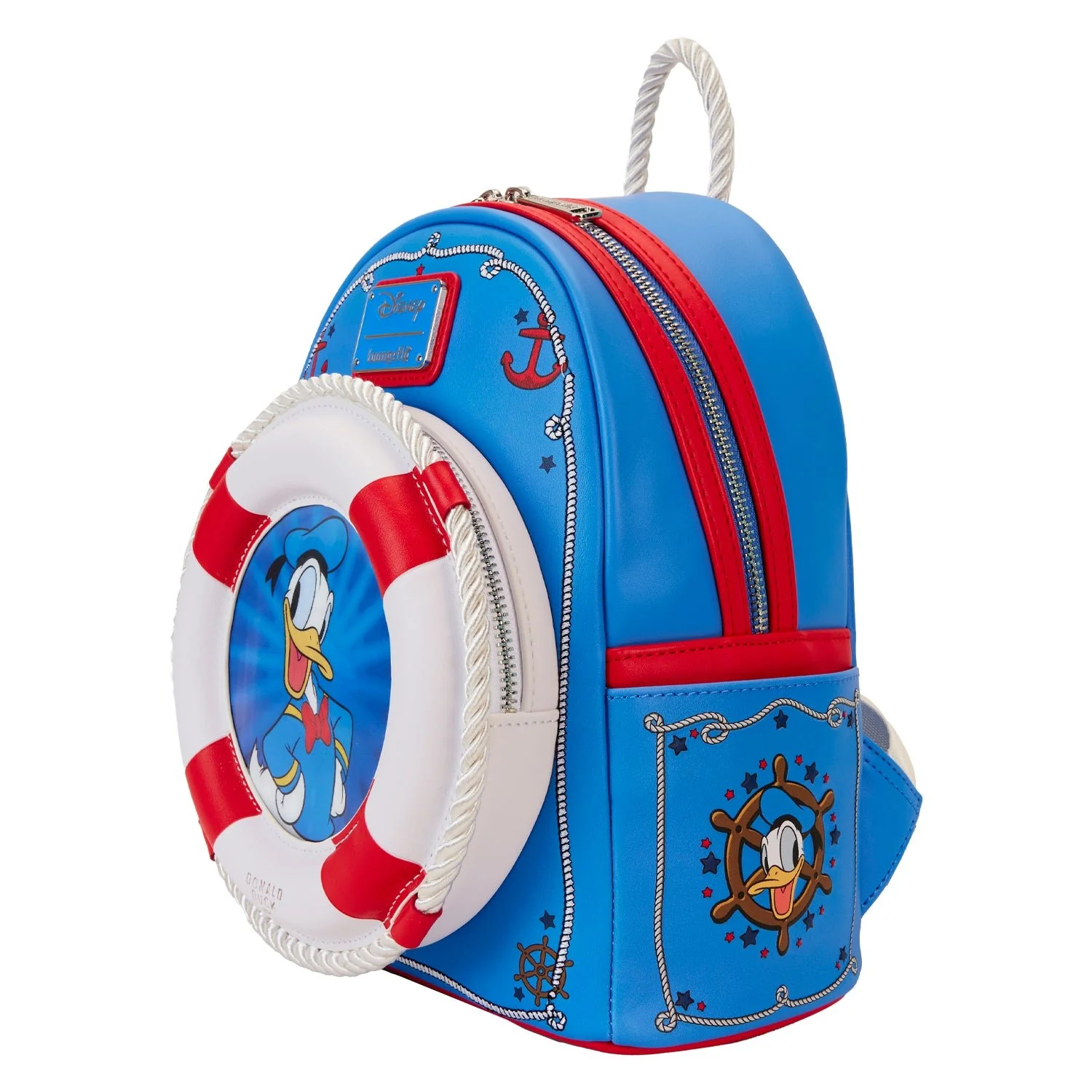 Loungefly x Disney Donald Duck 90th Anniversary Mini Backpack - Image 3