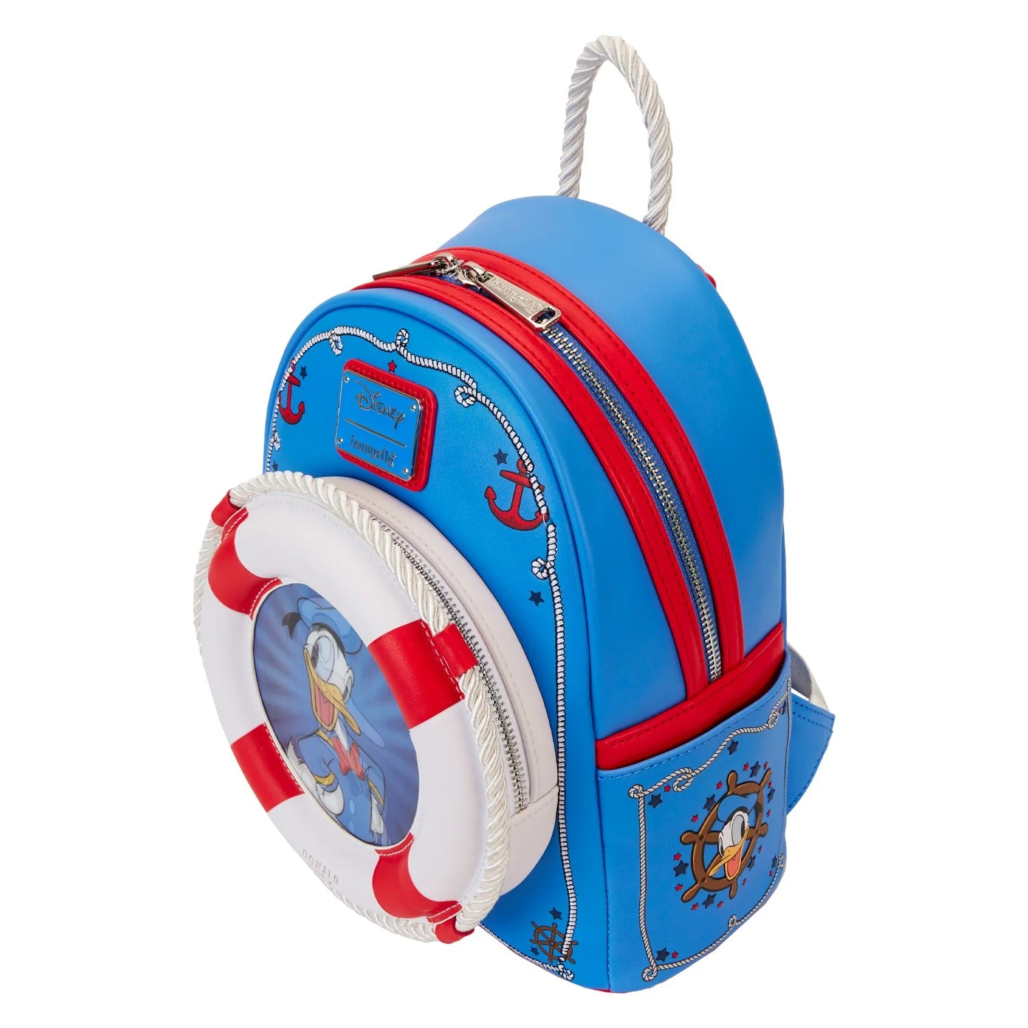 Loungefly x Disney Donald Duck 90th Anniversary Mini Backpack - Image 4
