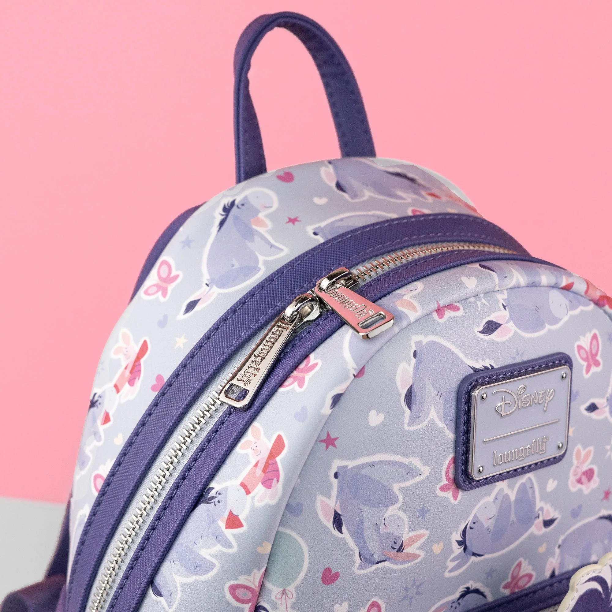 Loungefly x Disney Eeyore & Piglet Butterlies Mini Backpack - Image 7