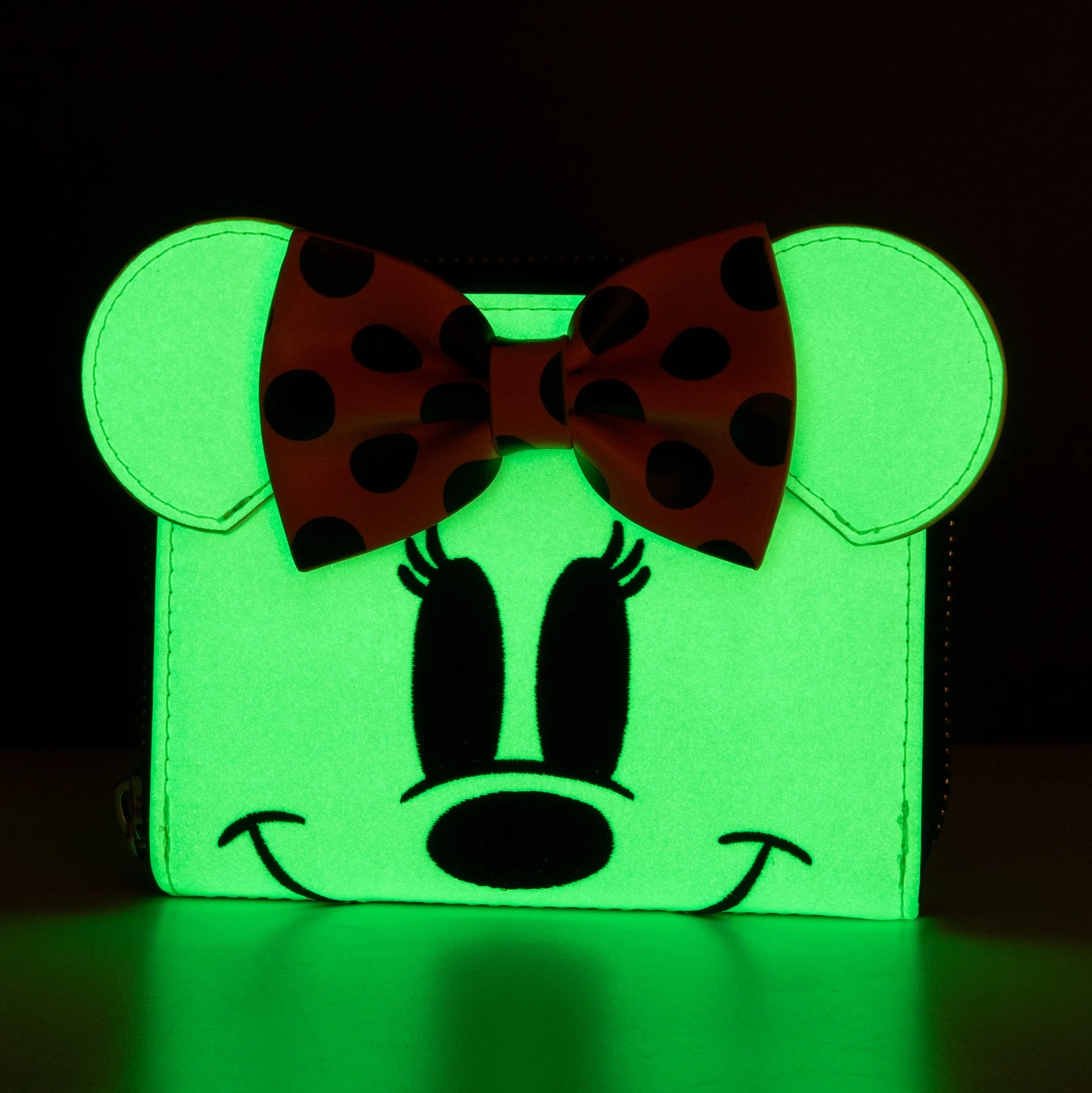 Loungefly x Disney Ghost Minnie Glow in the Dark Purse - Image 3
