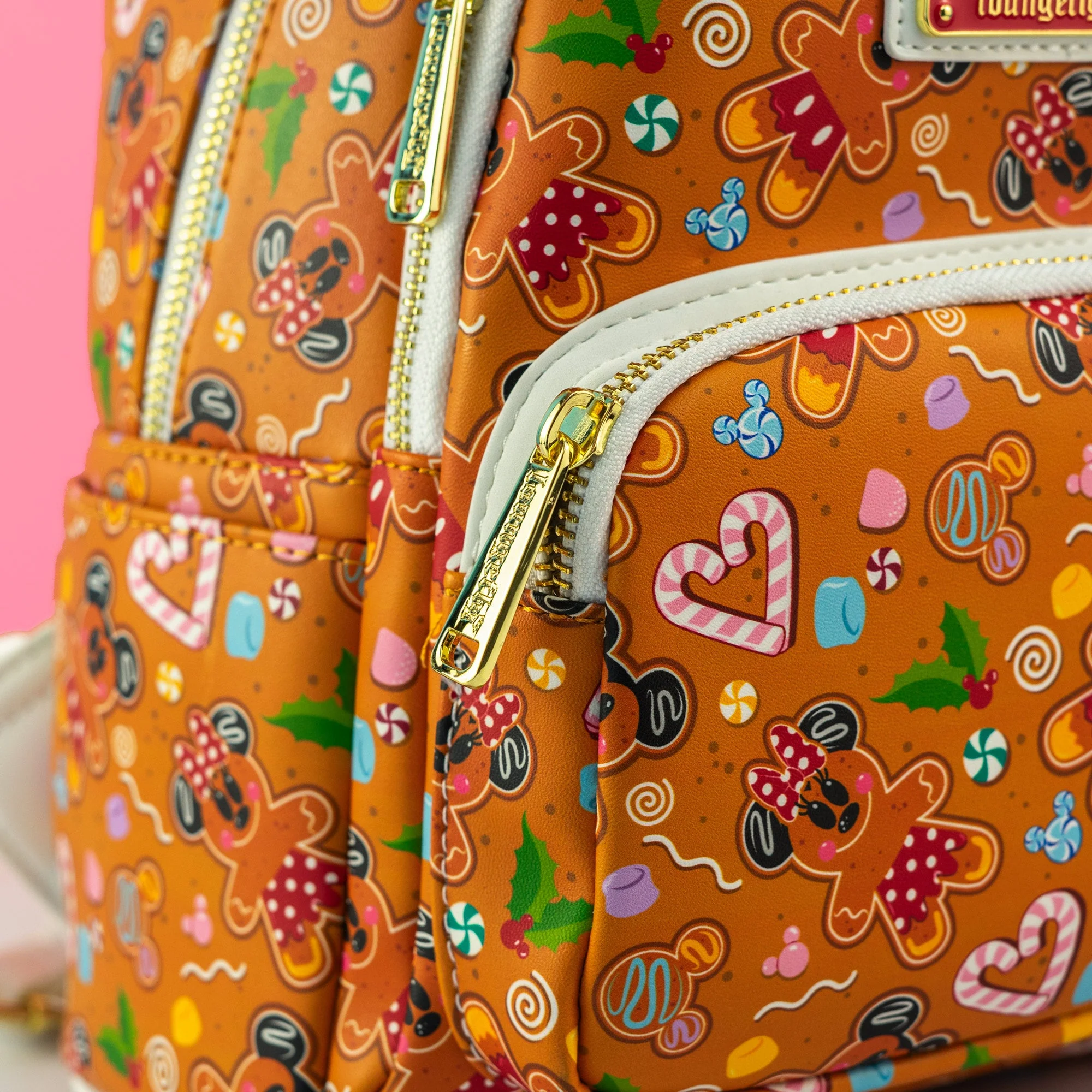 Loungefly x Disney Gingerbread All Over Print Mini Backpack and Headband Set - Image 4