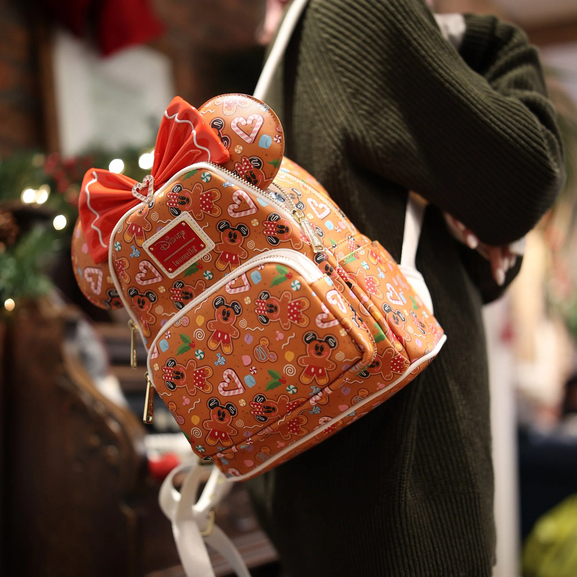 Loungefly x Disney Gingerbread All Over Print Mini Backpack and Headband Set - Image 7
