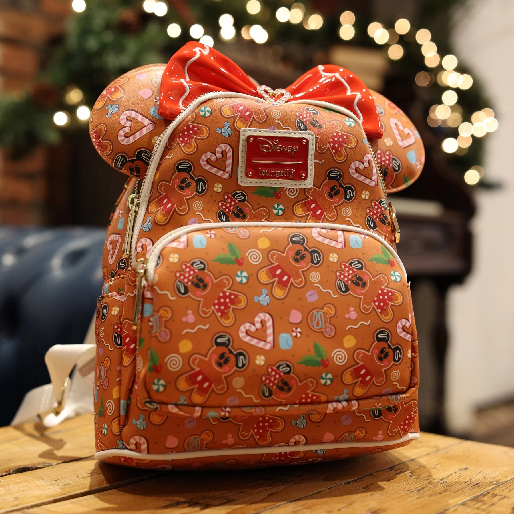 Loungefly x Disney Gingerbread All Over Print Mini Backpack and Headband Set - Image 8