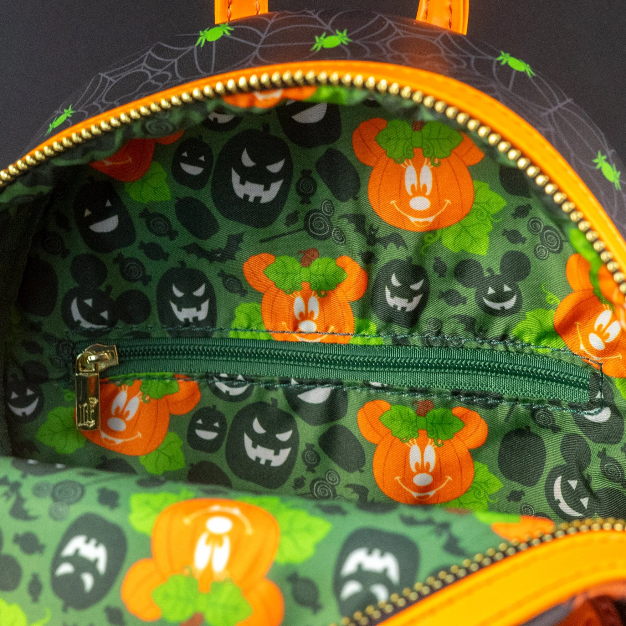Loungefly x Disney Minnie-O-Lantern Pumpkin Minnie Mouse Mini Backpack - Image 6