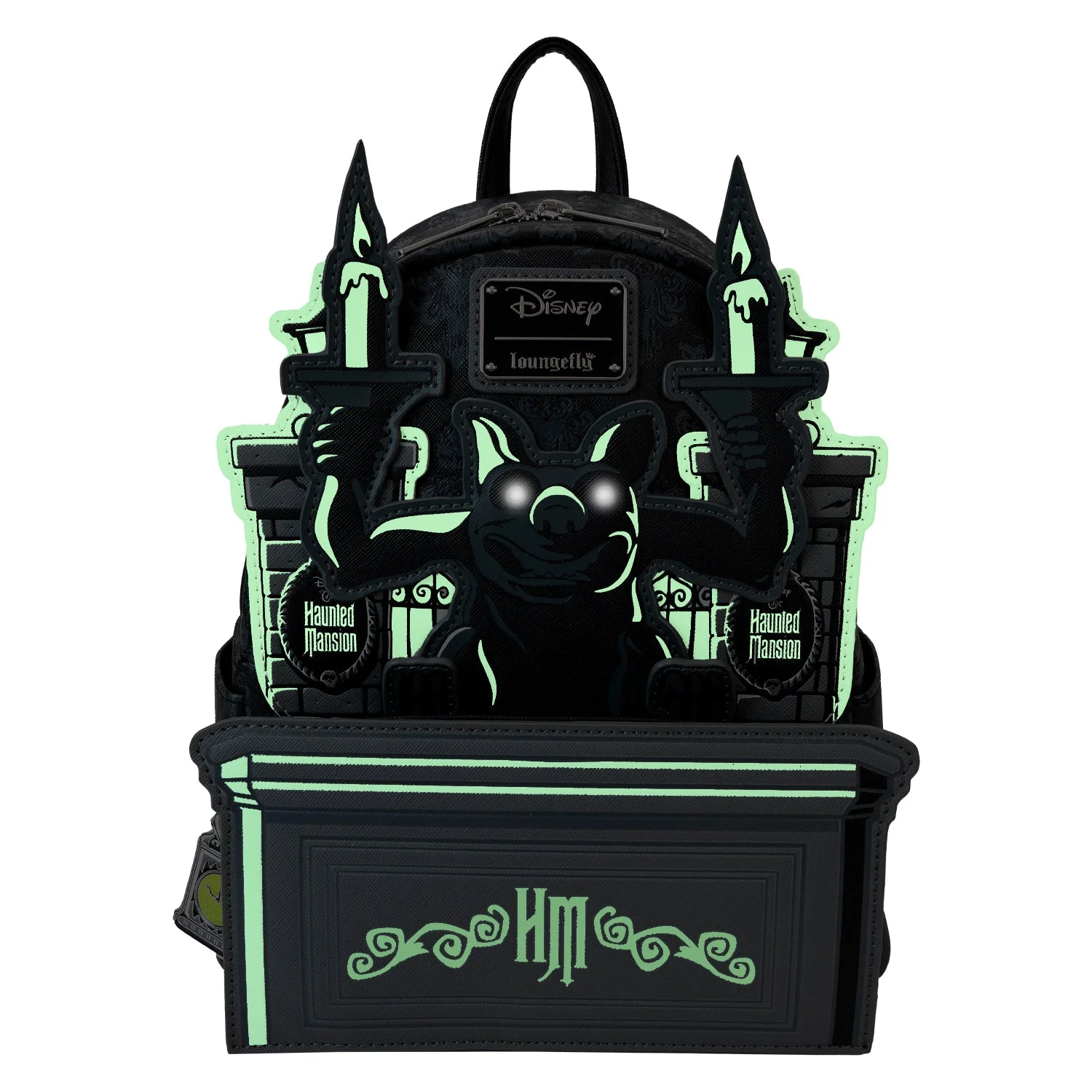 Loungefly x Disney Haunted Mansion Gargoyle Wallpaper Mini Backpack - Image 2