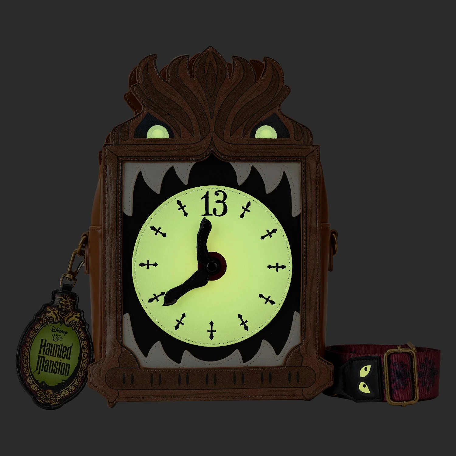 Loungefly x Disney Haunted Mansion Grandfather Clock Crossbody Bag - Image 3