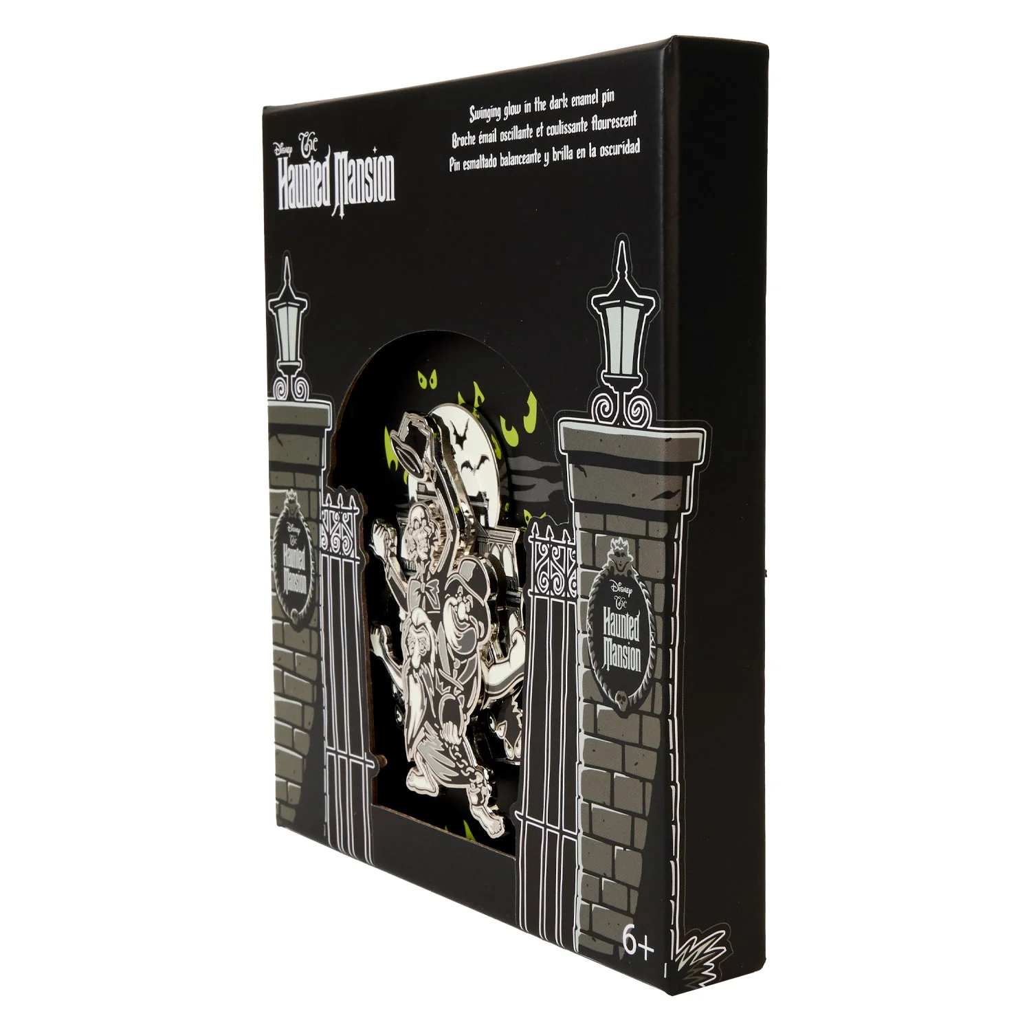 Loungefly x Disney Haunted Mansion Hitchhiking Ghosts Moving 3" Collector Box Pin - Image 2