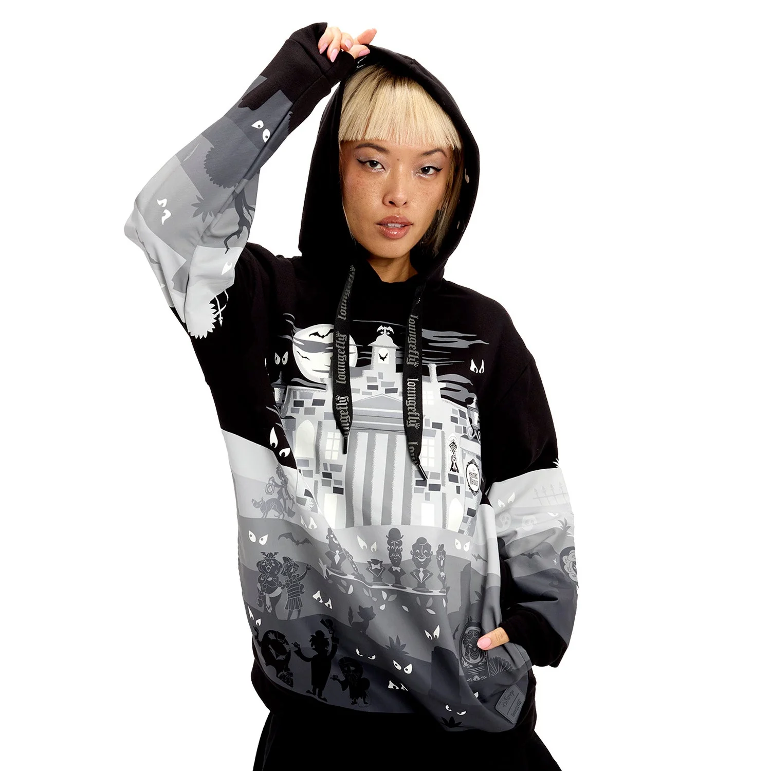 Loungefly x Disney Haunted Mansion Hooded Sweatshirt - Image 8