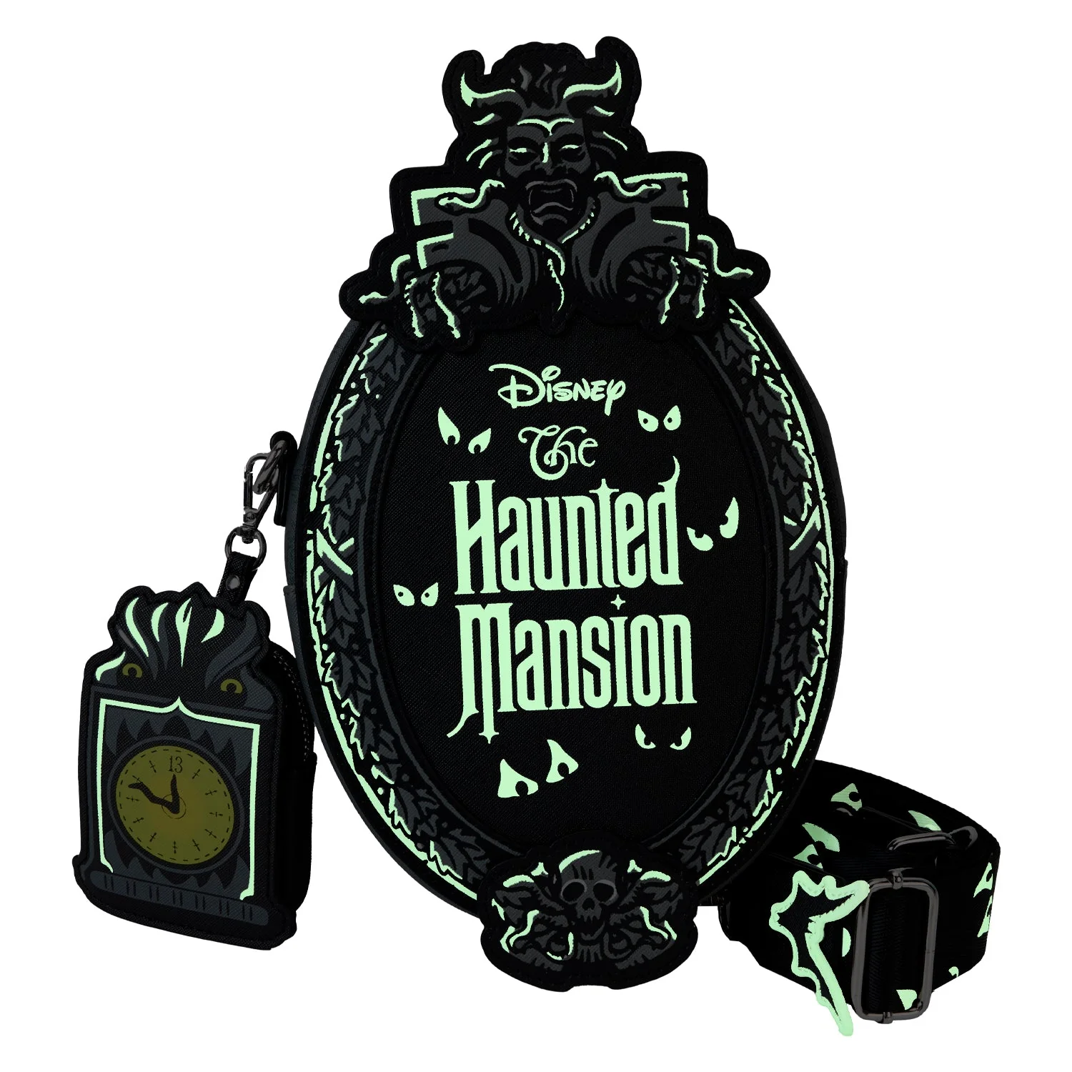 Loungefly x Disney Haunted Mansion Plaque Crossbody Bag - Image 2