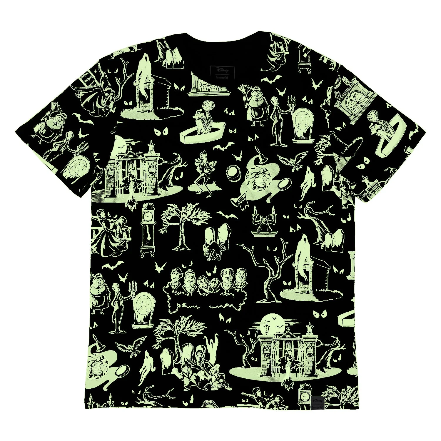 Loungefly x Disney Haunted Mansion Unisex Tee - Image 3