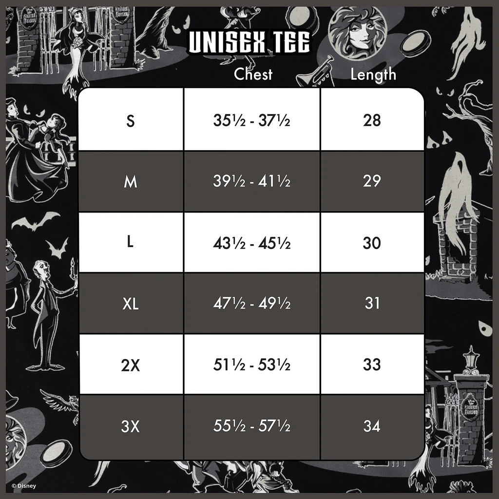 Loungefly x Disney Haunted Mansion Unisex Tee - Image 9
