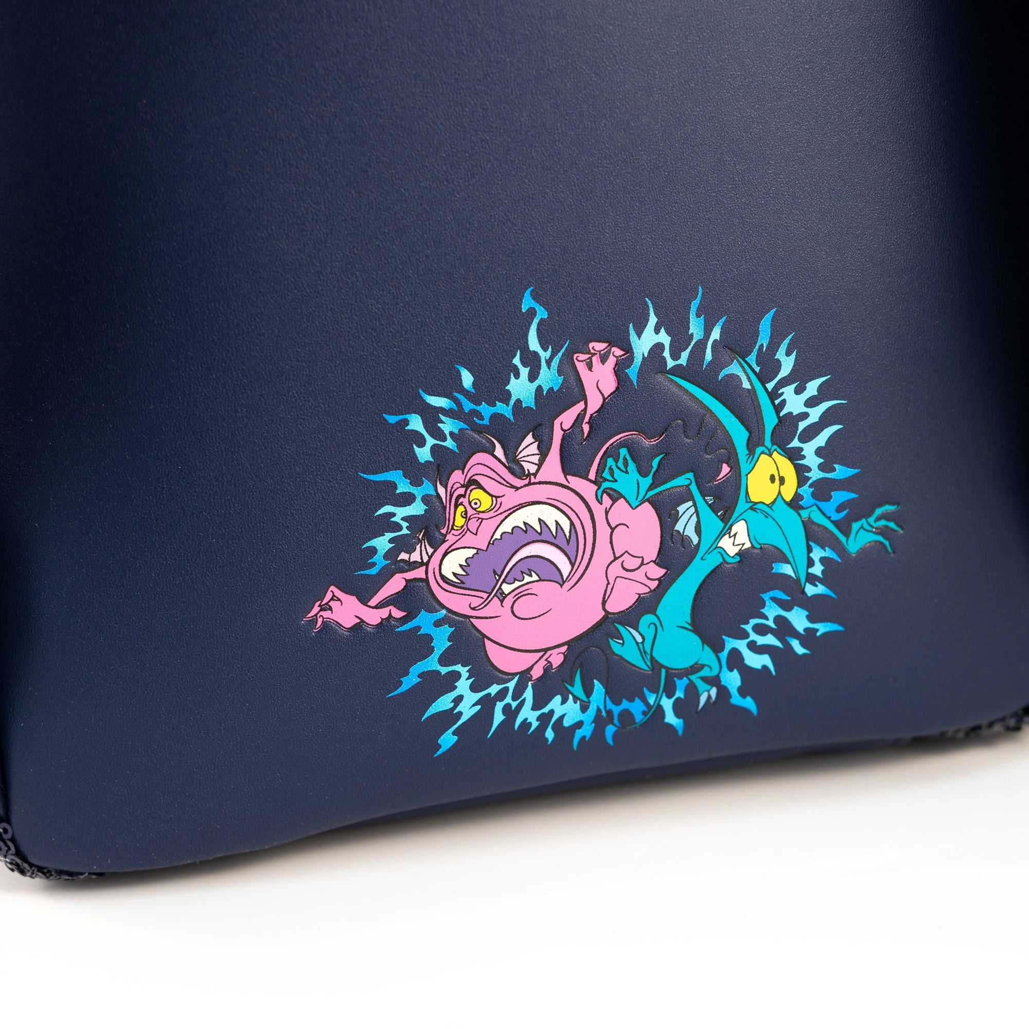 Loungefly x Disney Villains Hercules Hades, Panic and Pain Snow Globe Mini Backpack - Image 4