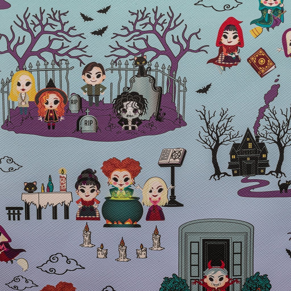 Loungefly x Disney Hocus Pocus All Over Print Mini Backpack - Image 3
