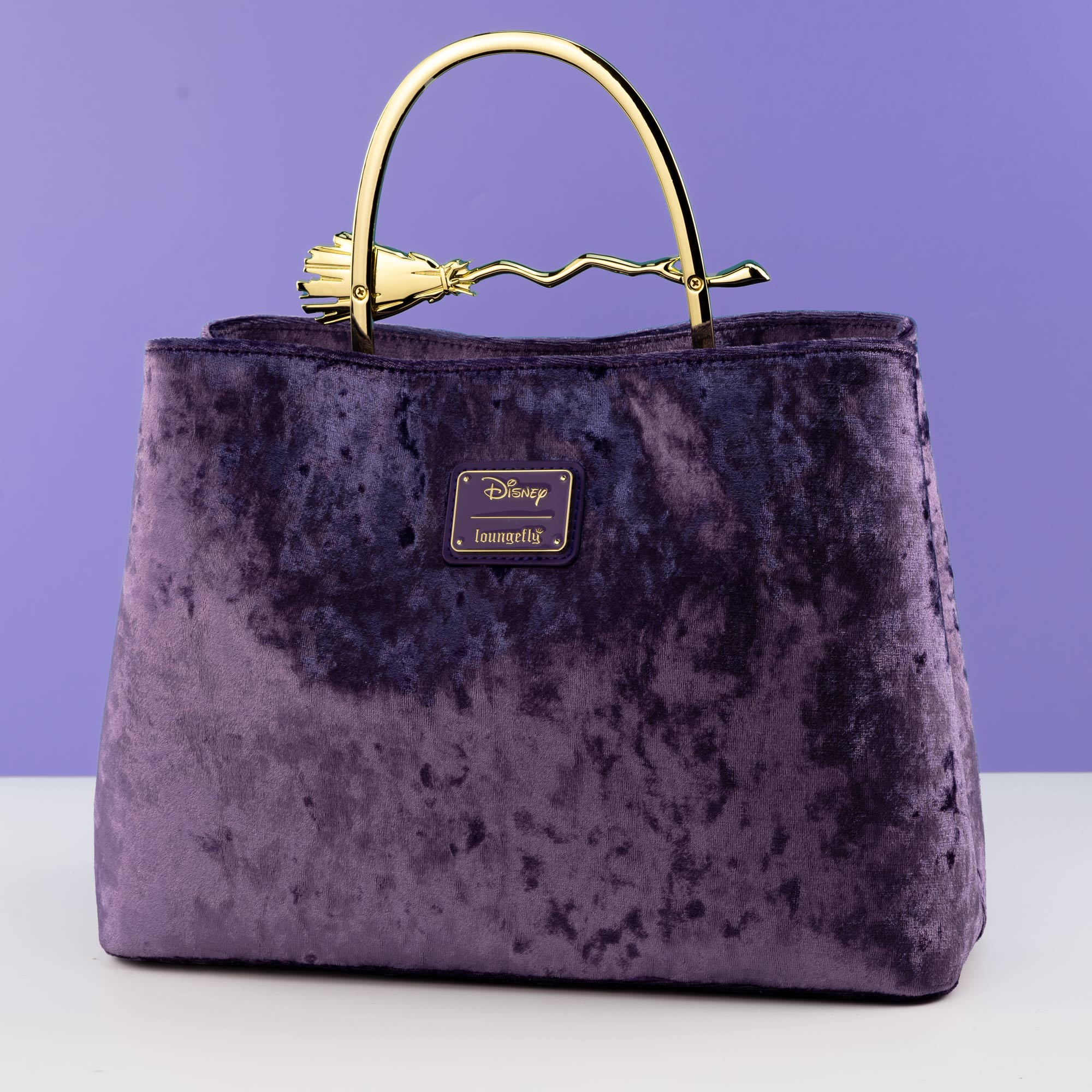 Loungefly x Disney Hocus Pocus Velvet Broom Handle Handbag - Image 2