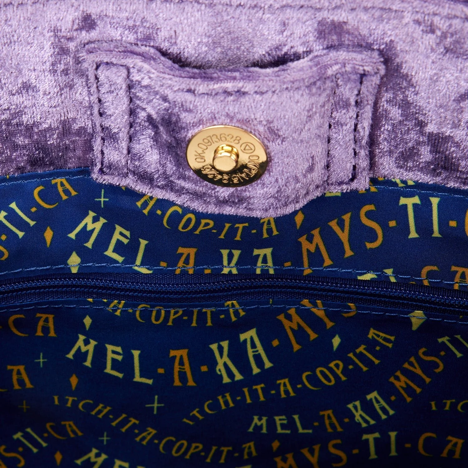 Loungefly x Disney Hocus Pocus Velvet Broom Handle Handbag - Image 6