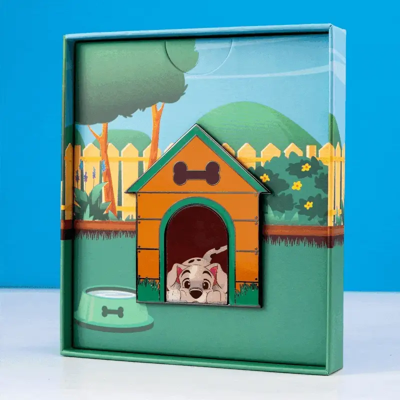 Loungefly x Disney I Heart Disney Dogs Lenticular 3 Inch Sliding Pin - Image 2