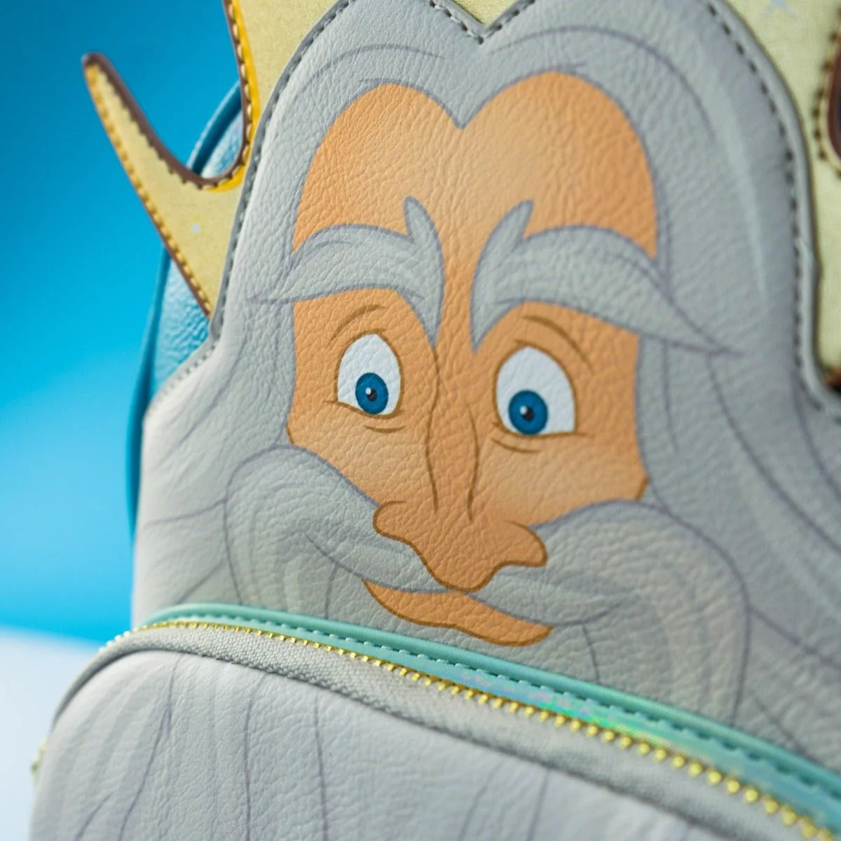 Loungefly x Disney The Little Mermaid King Triton Cosplay Mini Backpack - Image 2