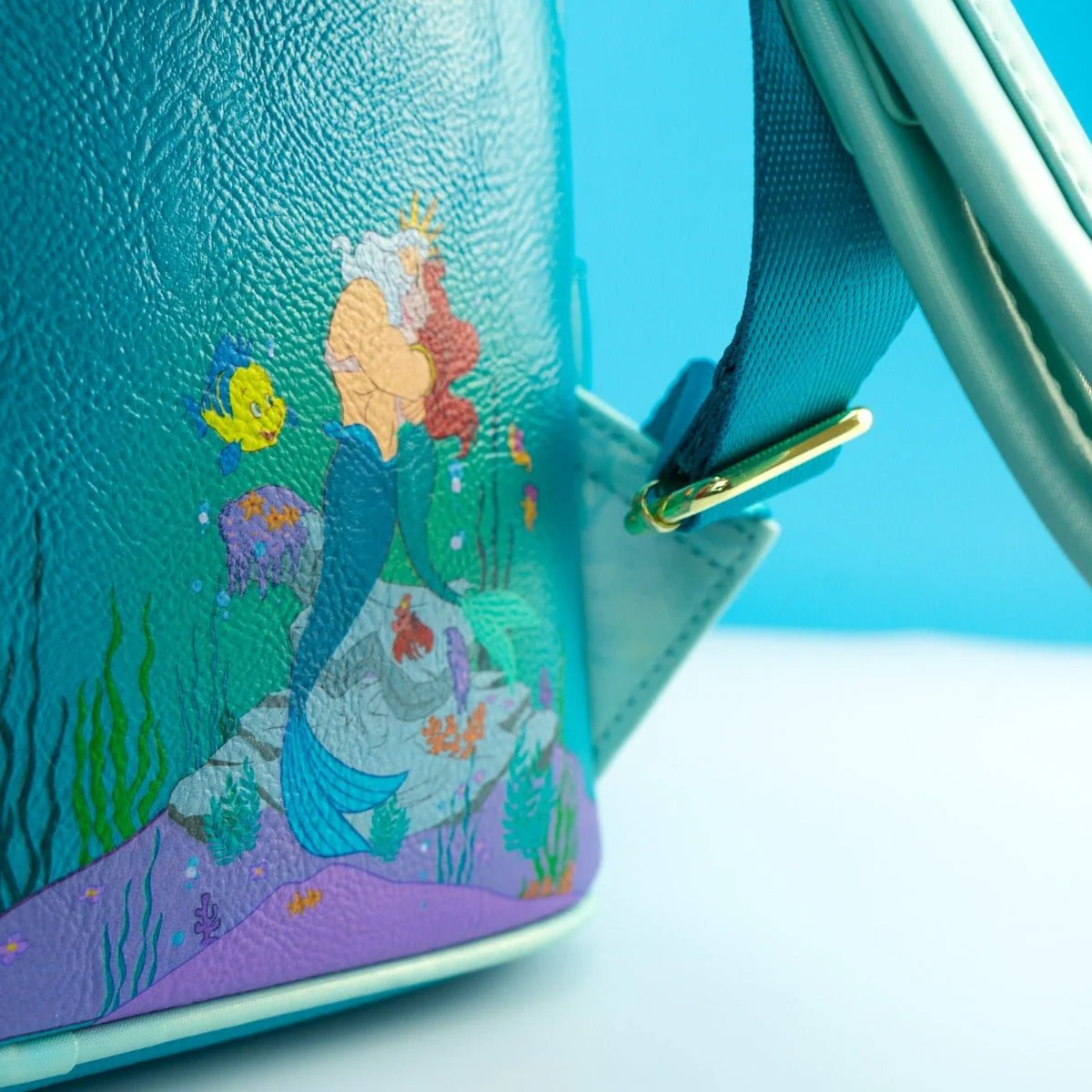 Loungefly x Disney The Little Mermaid King Triton Cosplay Mini Backpack - Image 3