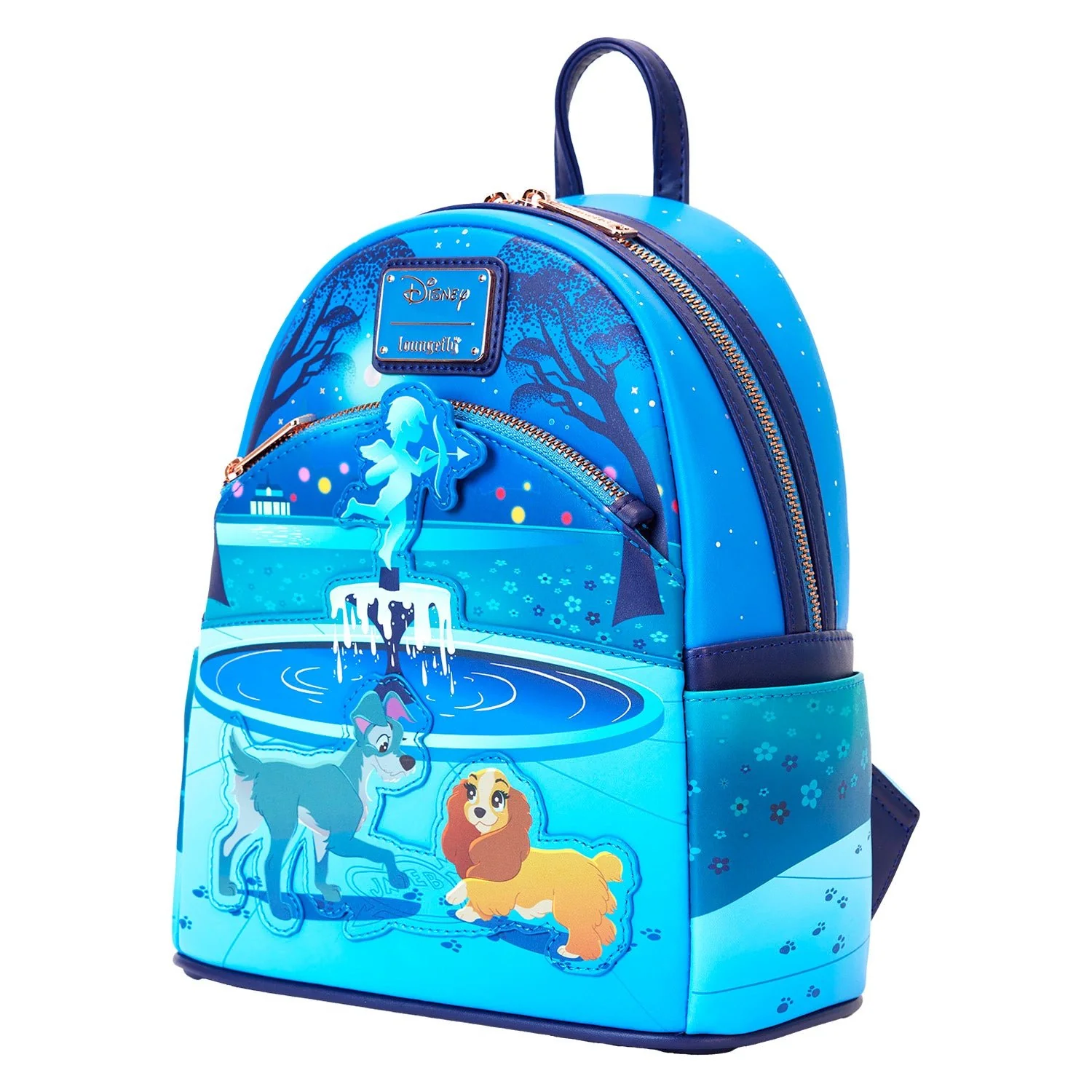 Loungefly x Disney Lady and the Tramp 70th Anniversary Mini Backpack - Image 5
