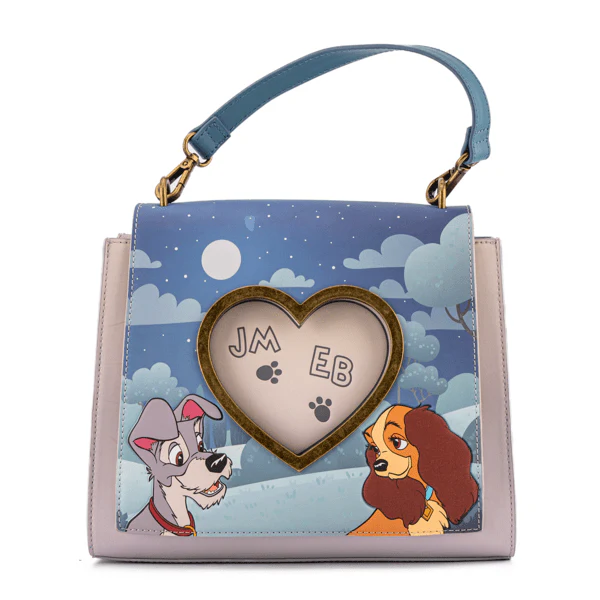 Loungefly x Disney Lady and the Tramp Wet Cement Crossbody Bag - Image 4