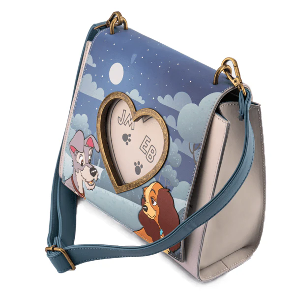 Loungefly x Disney Lady and the Tramp Wet Cement Crossbody Bag - Image 5