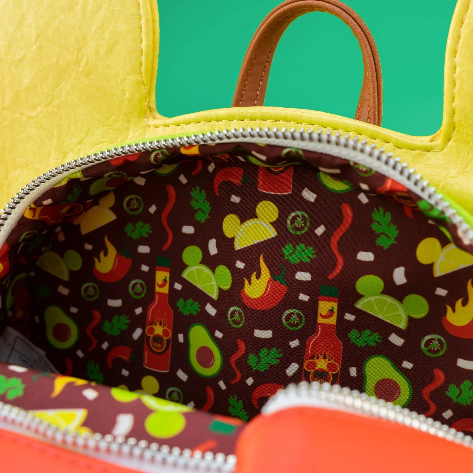 Loungefly x Disney LASR Mickey Mouse Taco Convertible Mini Backpack - Image 5