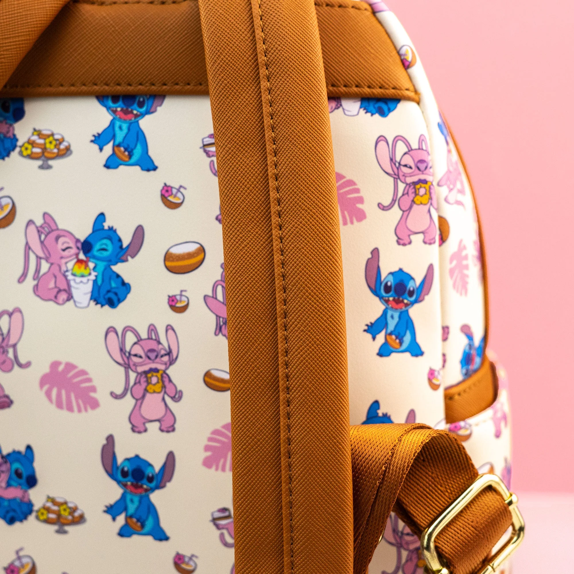 Loungefly x Disney Lilo & Stitch Angel and Stitch Sweet Treats Print Mini Backpack - Image 5