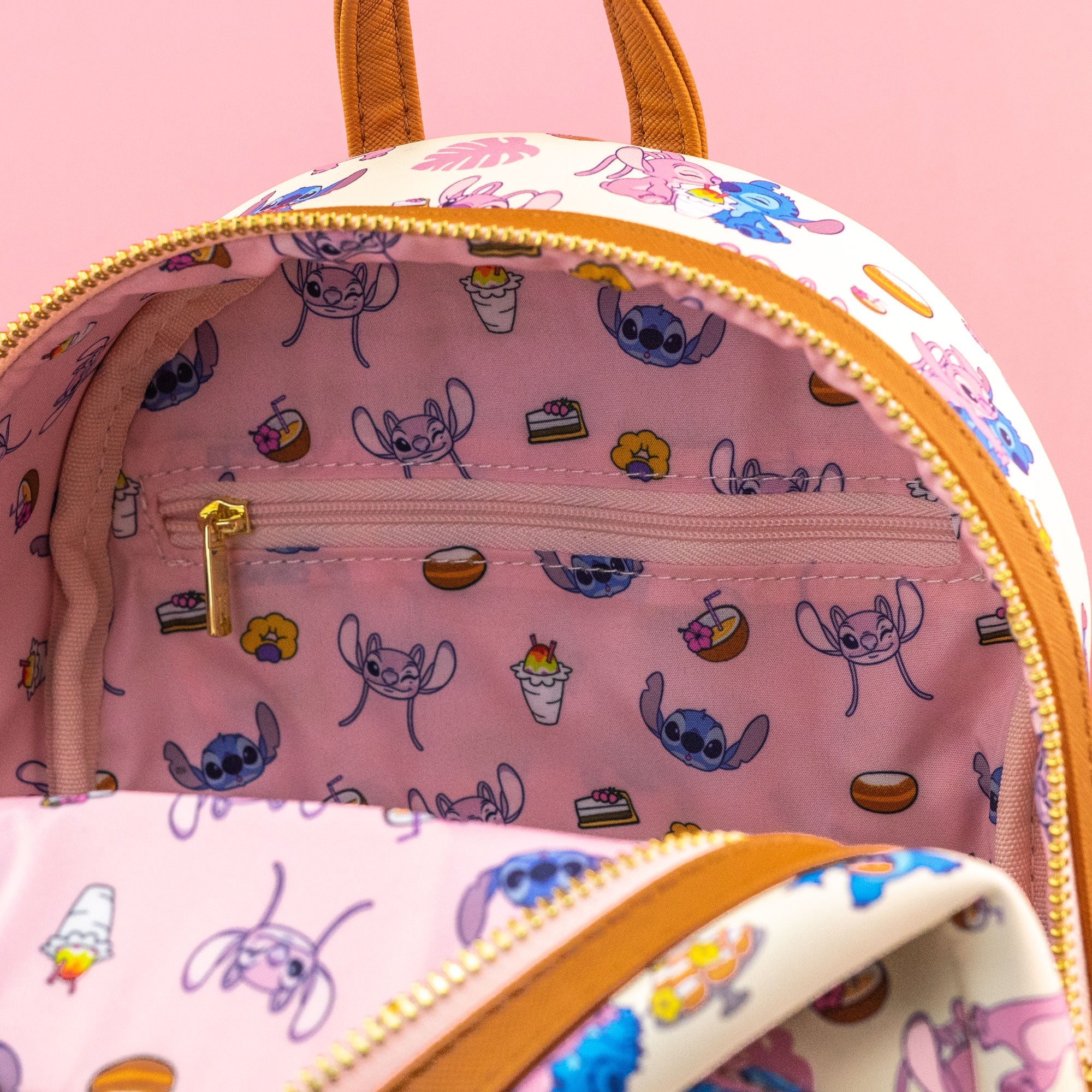 Loungefly x Disney Lilo & Stitch Angel and Stitch Sweet Treats Print Mini Backpack - Image 6