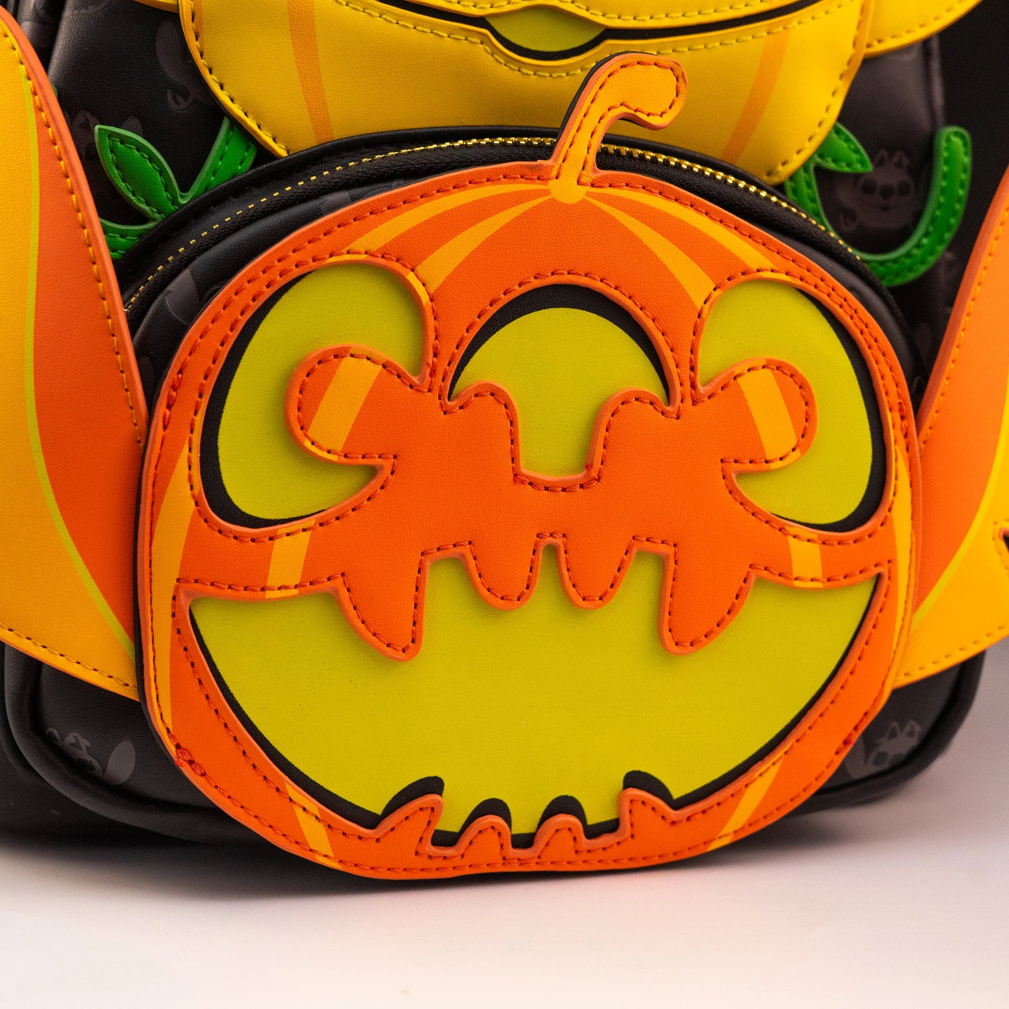 Loungefly x Disney Lilo and Stitch Angel and Stitch Pumpkin Mini Backpack - Image 3