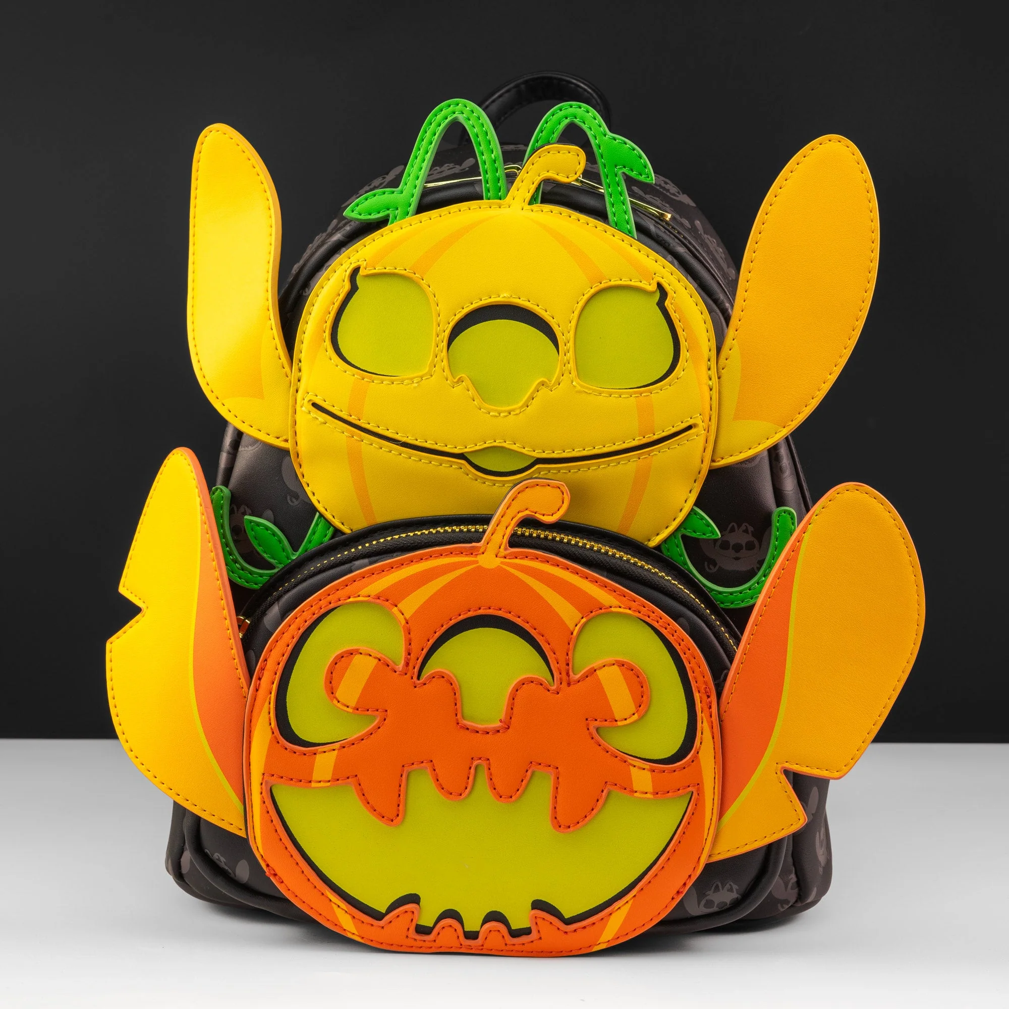 Loungefly x Disney Lilo and Stitch Angel and Stitch Pumpkin Mini Backpack - Image 8