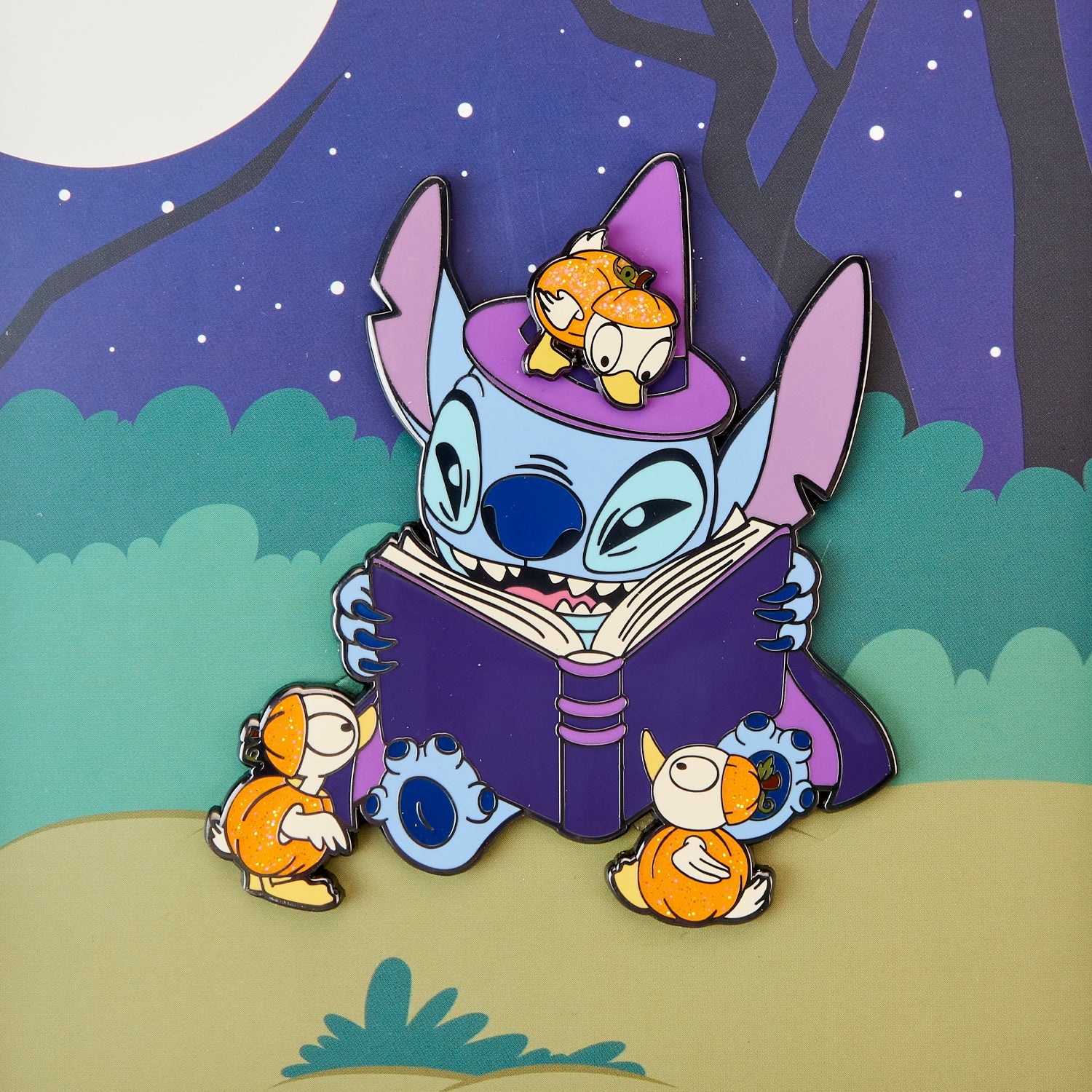 Loungefly x Disney Lilo and Stitch Halloween 3 Inch Sliding Pin - Image 2