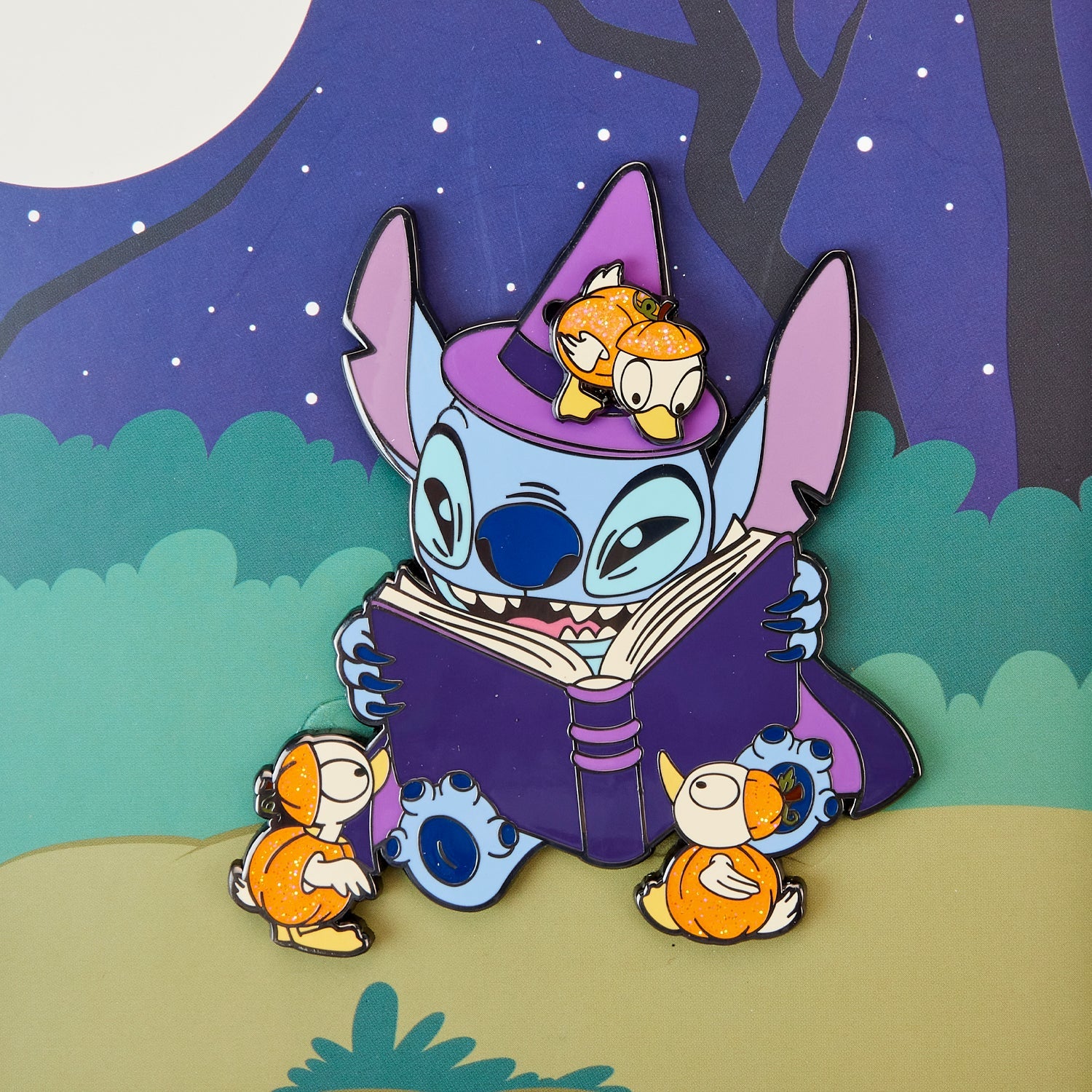 Loungefly x Disney Lilo and Stitch Halloween 3 Inch Sliding Pin - Image 3