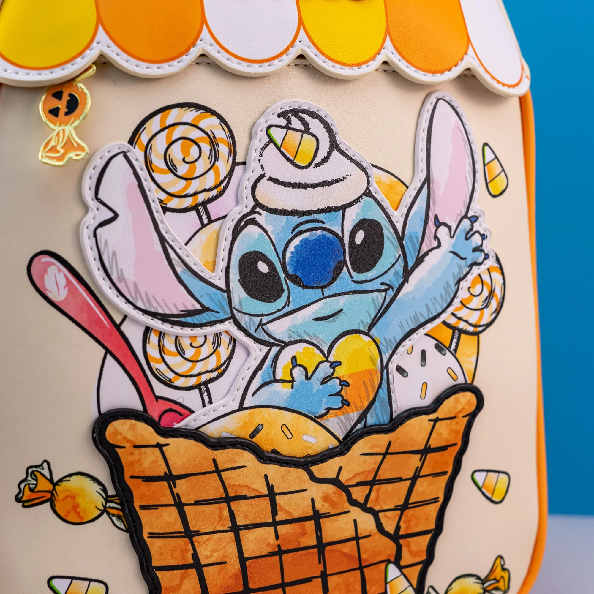 Loungefly x Disney Lilo and Stitch Halloween Candy Mini Backpack - Image 3