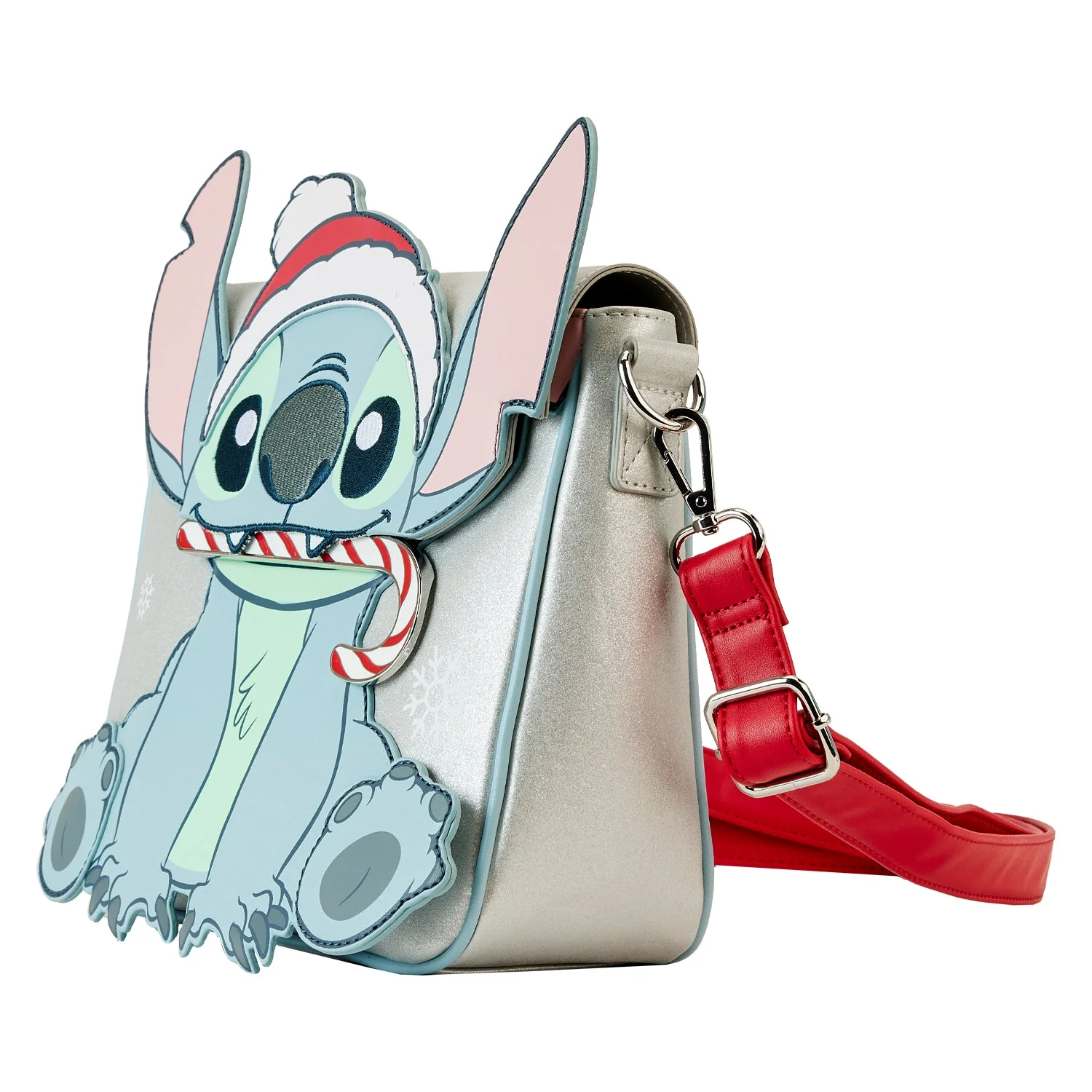 Loungefly x Disney Lilo and Stitch Holiday Cosplay Crossbody Bag - Image 5