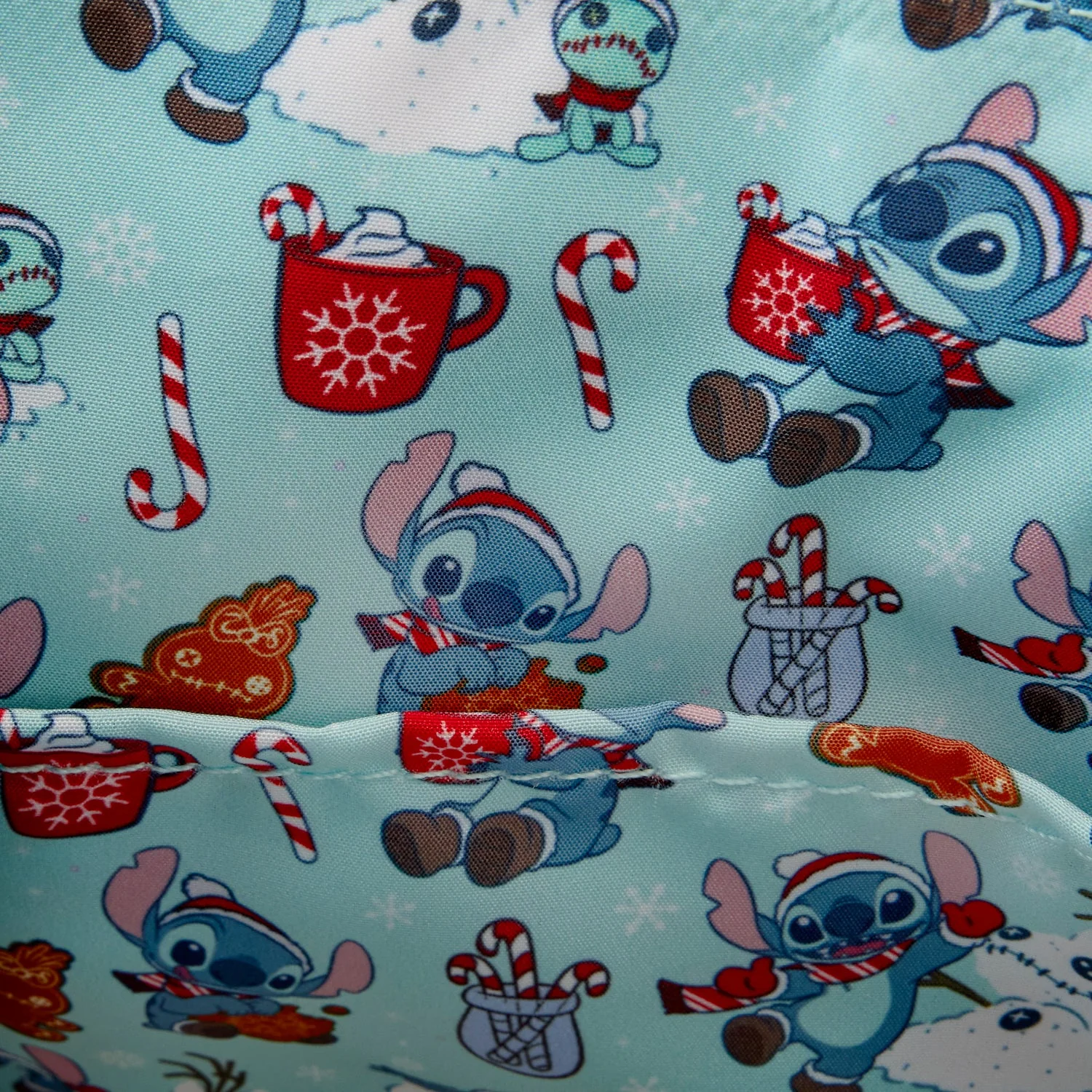 Loungefly x Disney Lilo and Stitch Holiday Cosplay Crossbody Bag - Image 7