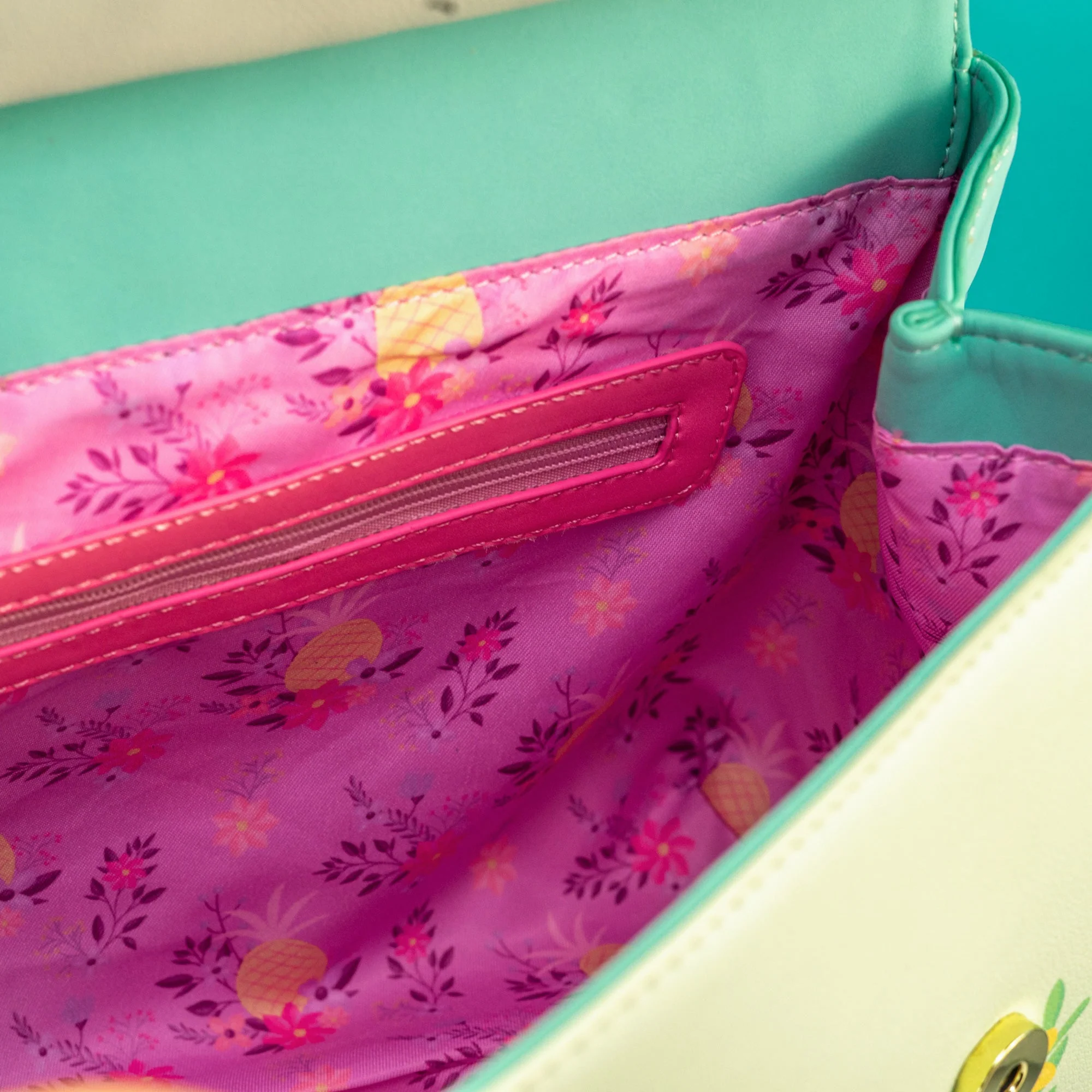 Loungefly x Disney Lilo and Stitch Scrump Pineapple Crossbody Bag - Image 6