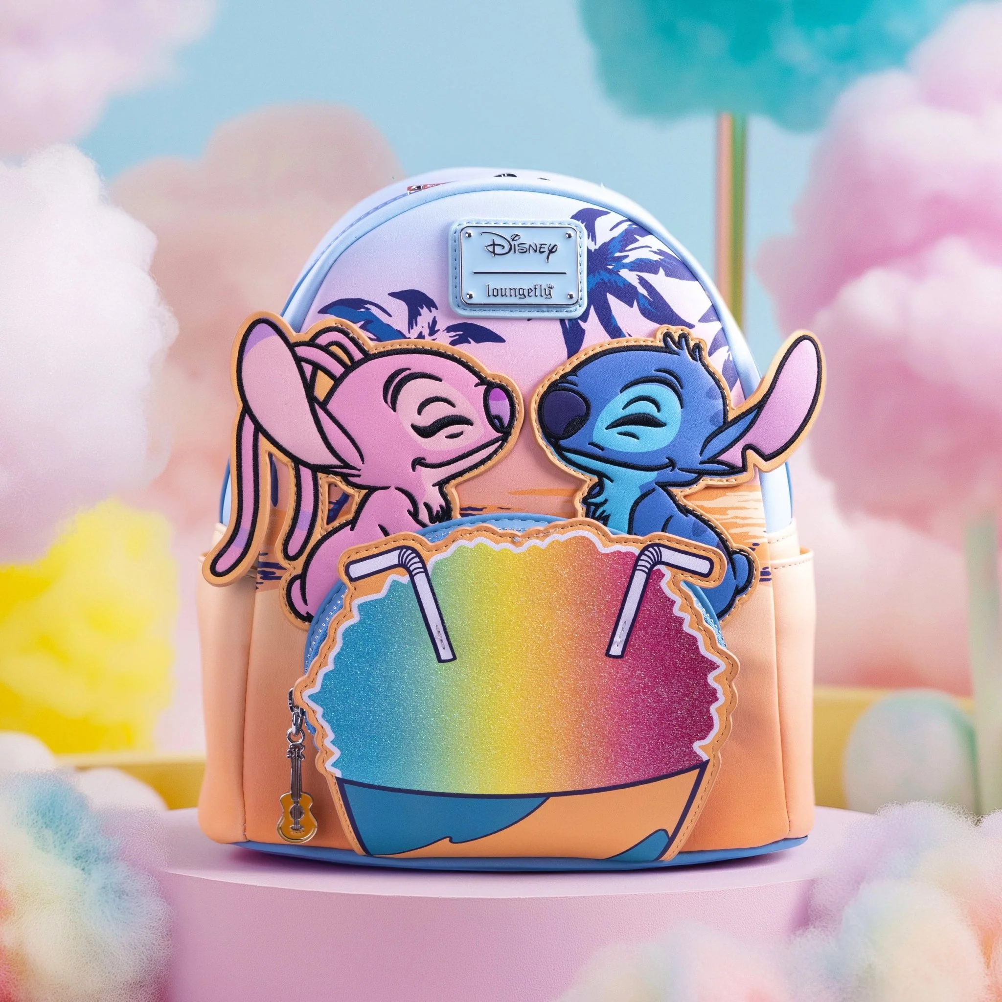 Loungefly x Disney Lilo and Stitch Snow Cone Date Night Mini Backpack - Image 7