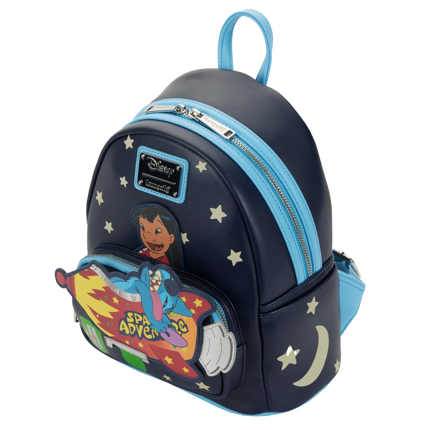 Loungefly x Disney Lilo and Stitch Space Adventure Mini Backpack - Image 4