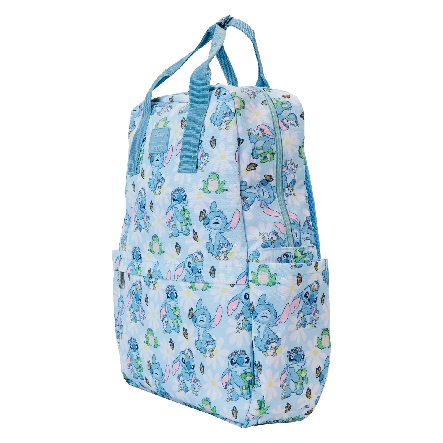 Loungefly x Disney Lilo and Stitch Springtime AOP Nylon Full Sized Backpack - Image 2