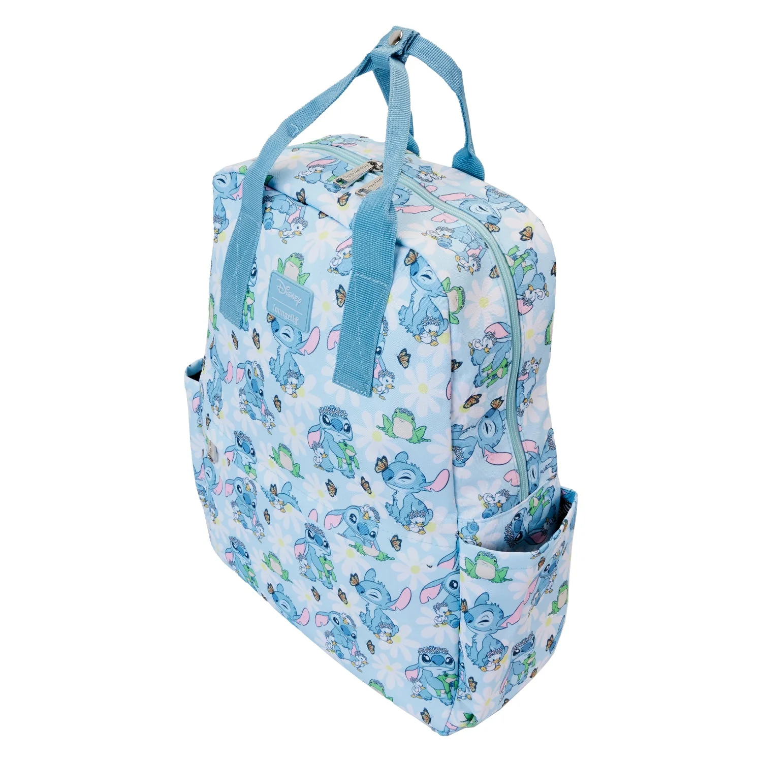 Loungefly x Disney Lilo and Stitch Springtime AOP Nylon Full Sized Backpack - Image 3