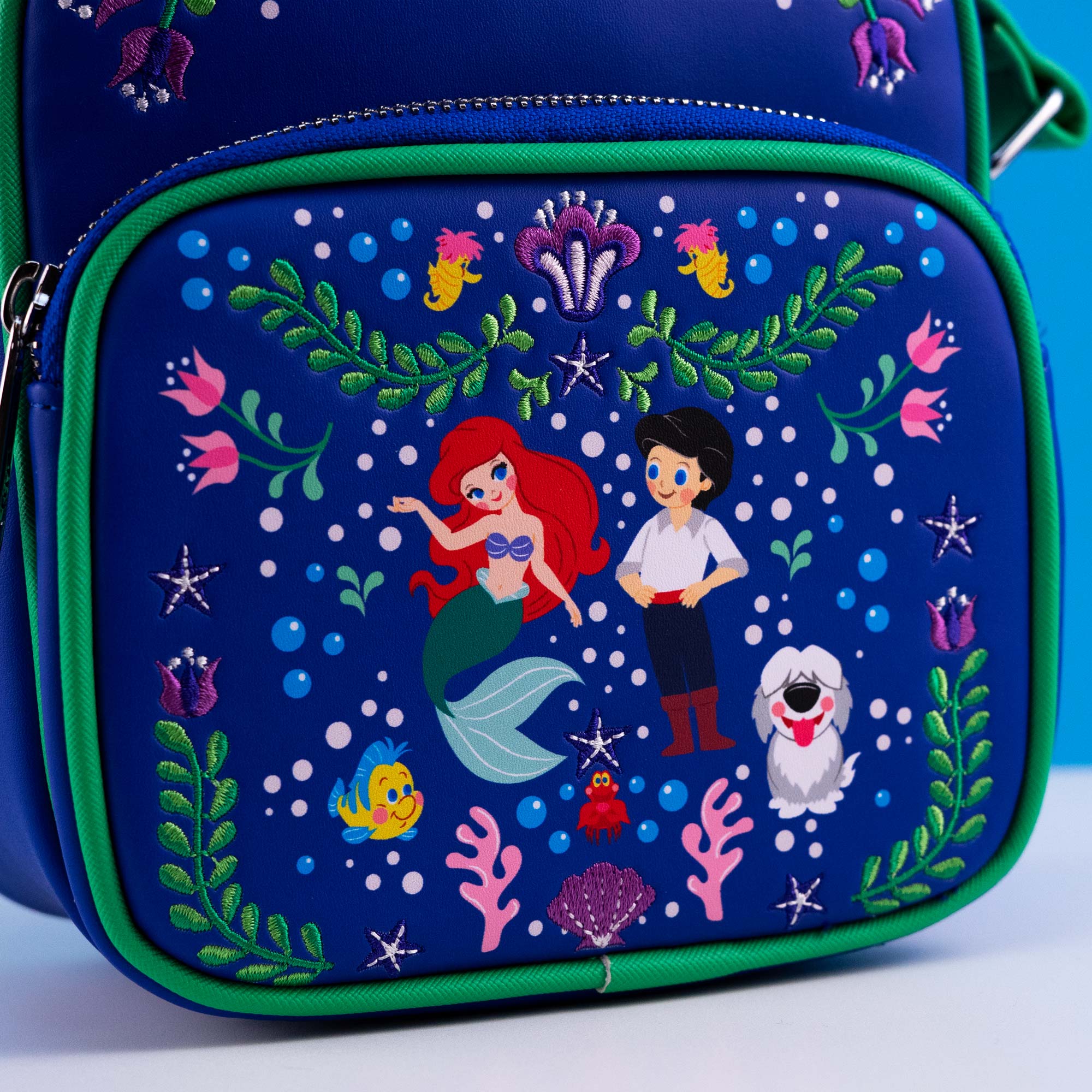 Loungefly x Disney Little Mermaid, Eric and Max Crossbody Bag - Image 5