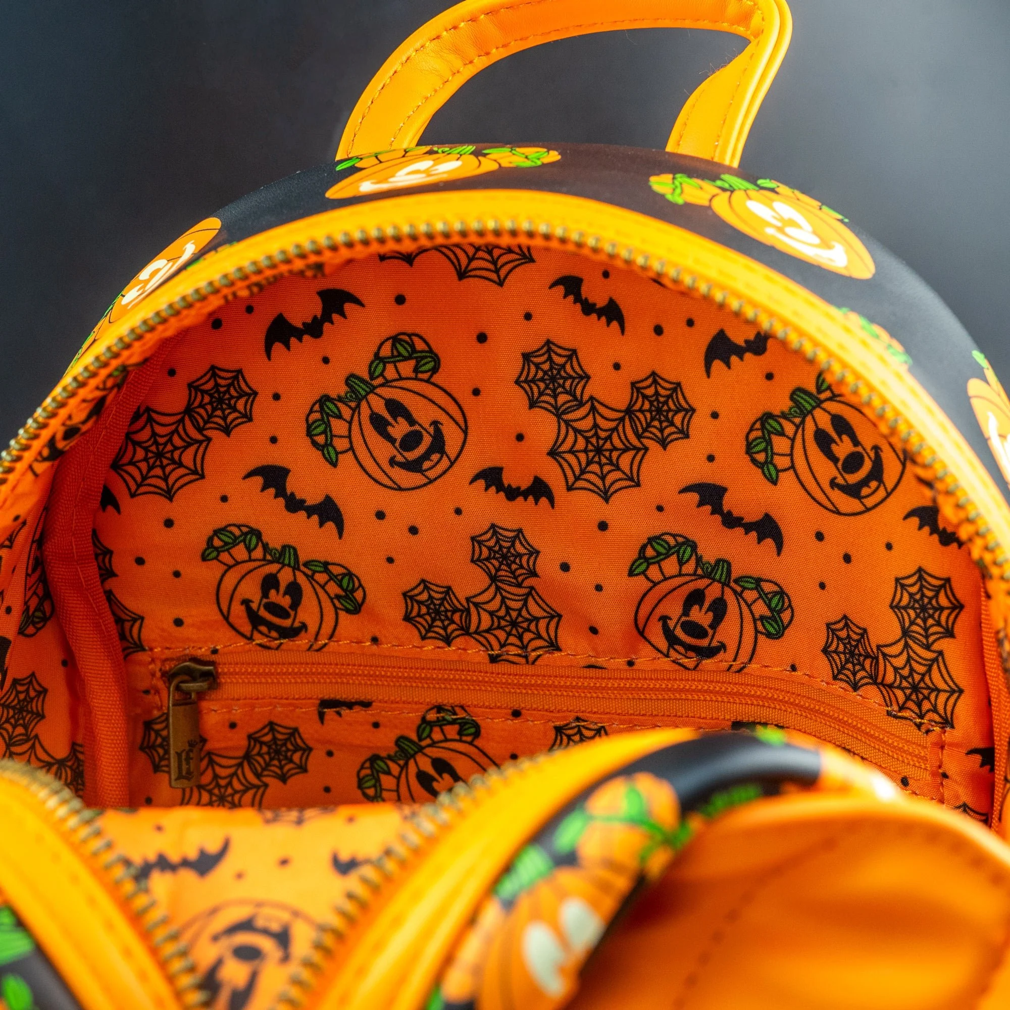 Loungefly x Disney Mick-O-Lantern Pumpkin Mini Backpack - Image 5